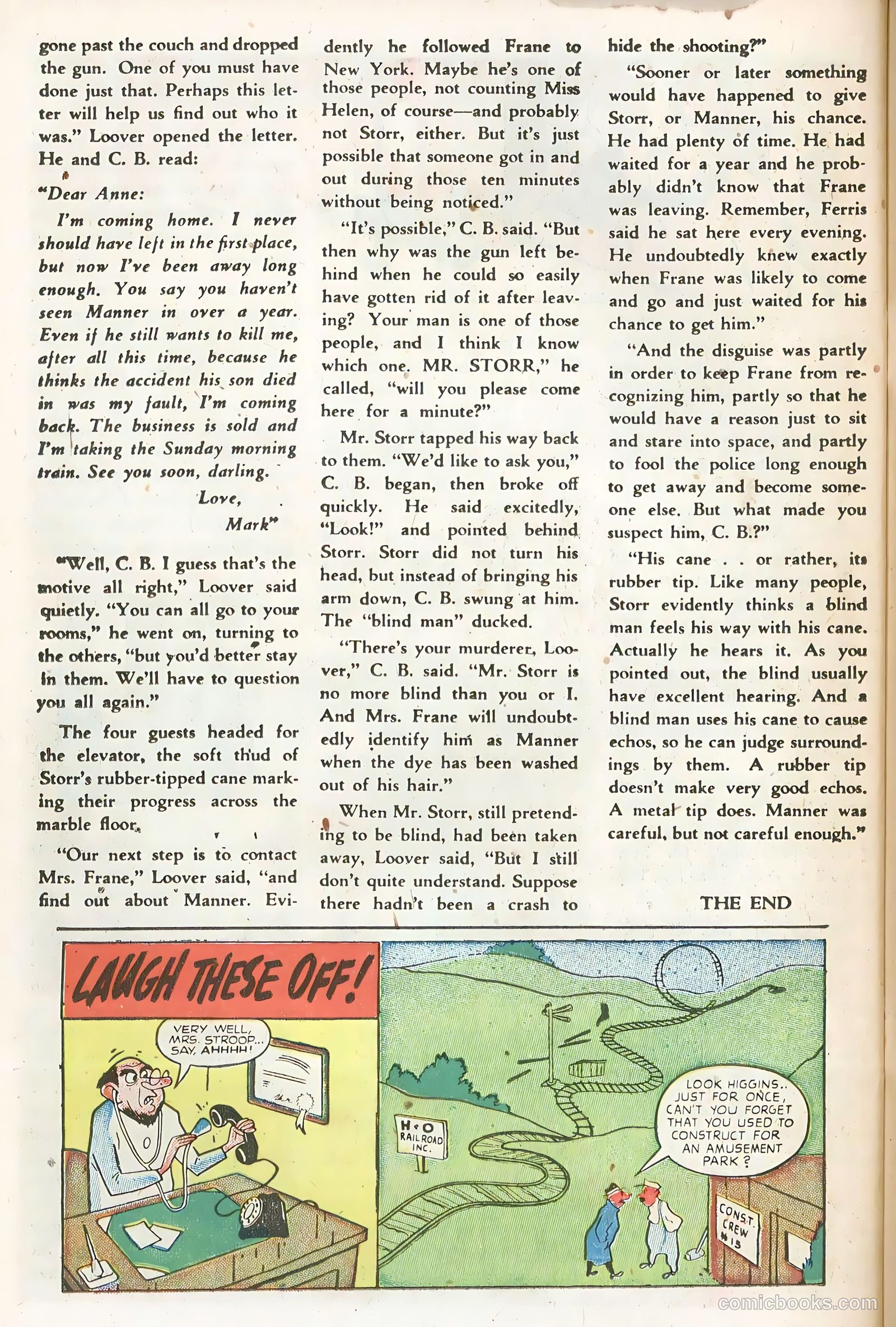 Daredevil Comics #54 (1949, Lev Gleason Publications, Inc.) — page 37 of 51