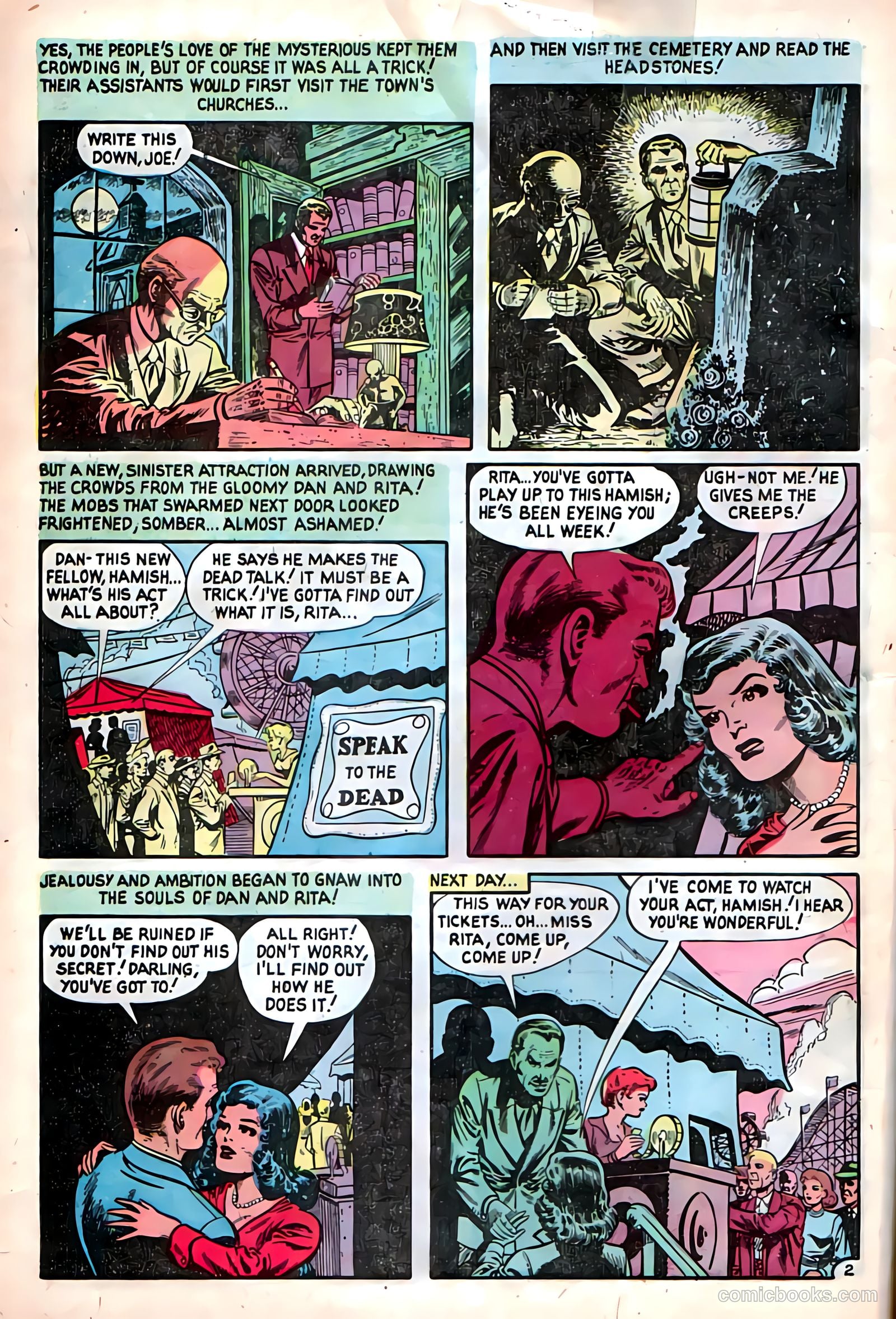 Dark Mysteries #12 (1953, Master Comics) — page 4 of 36