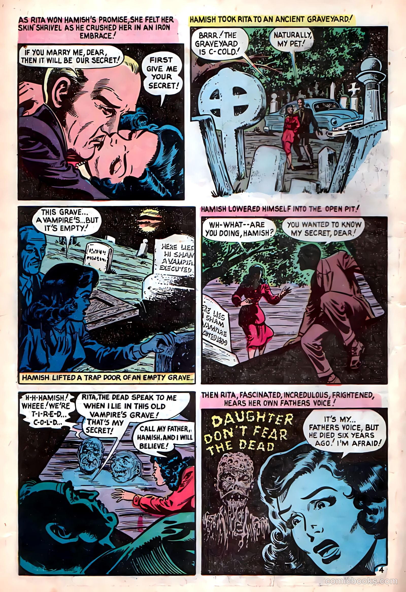 Dark Mysteries #12 (1953, Master Comics) — page 6 of 36