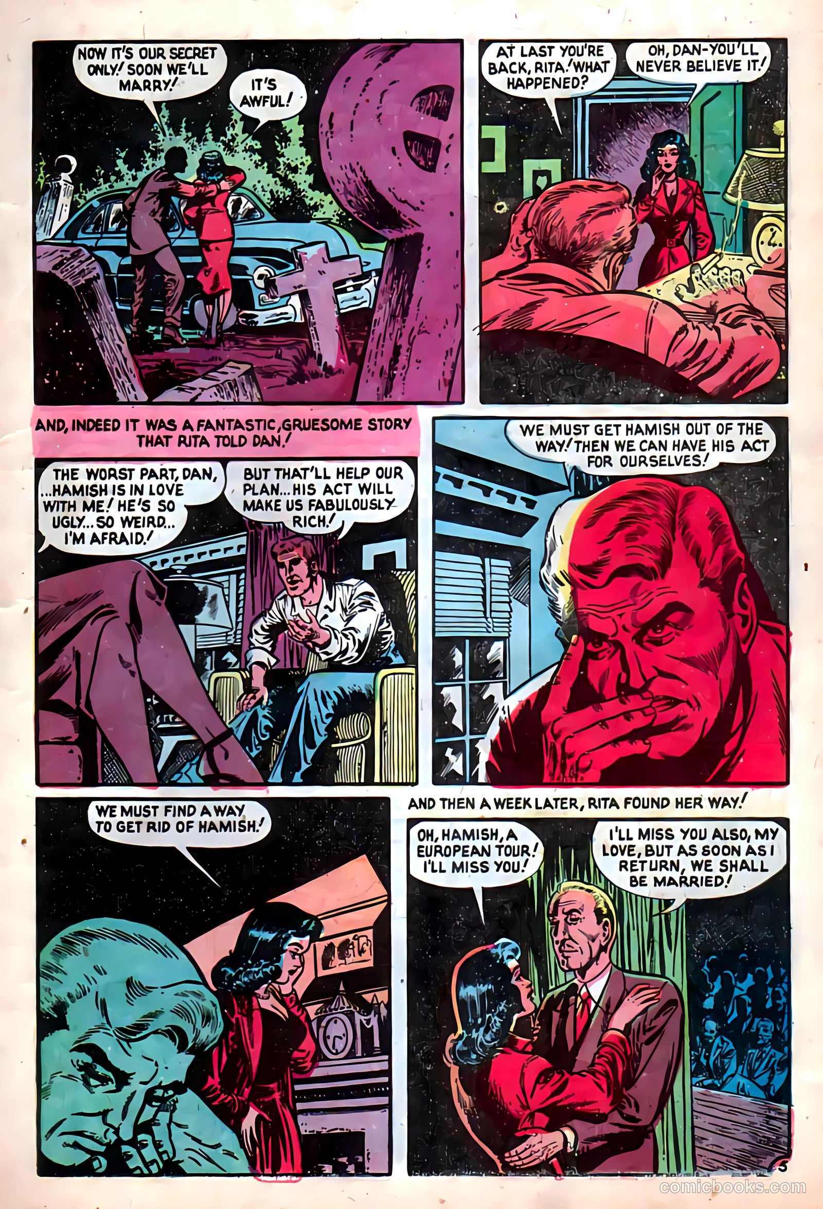 Dark Mysteries #12 (1953, Master Comics) — page 7 of 36