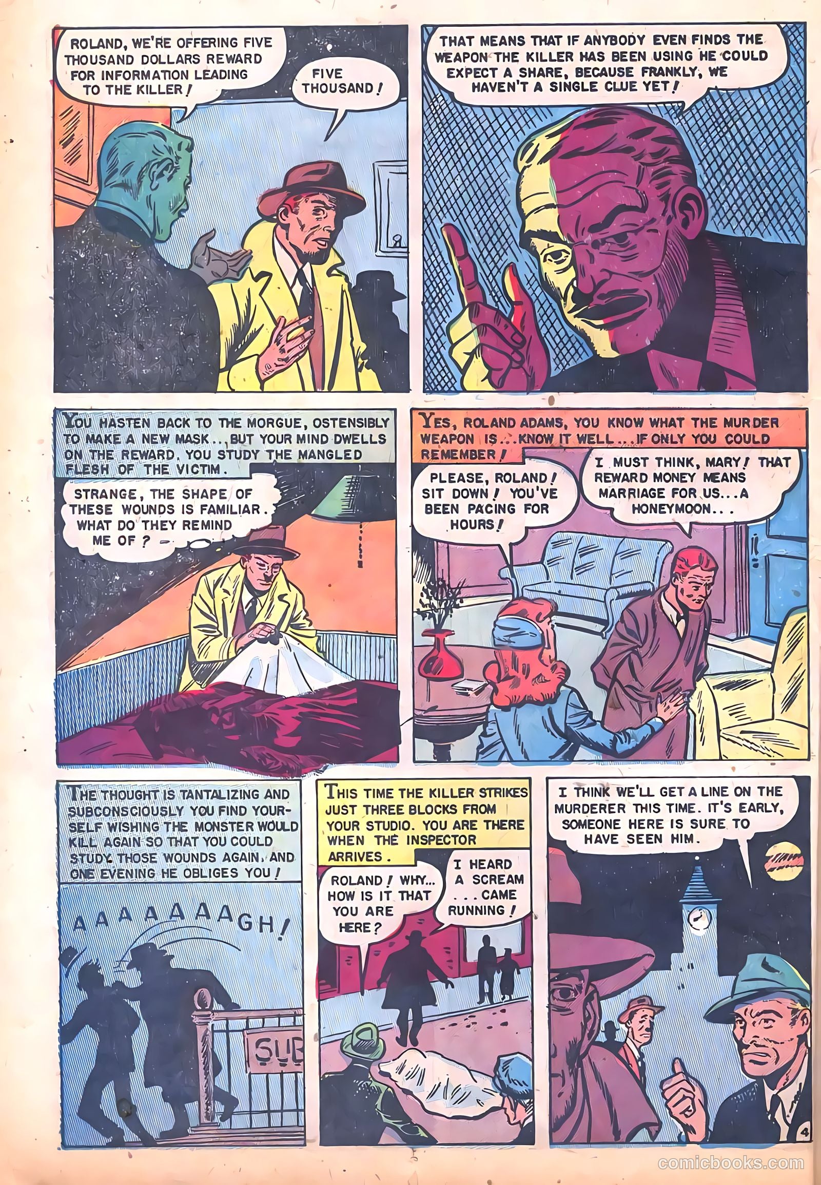 Dark Mysteries #12 (1953, Master Comics) — page 14 of 36
