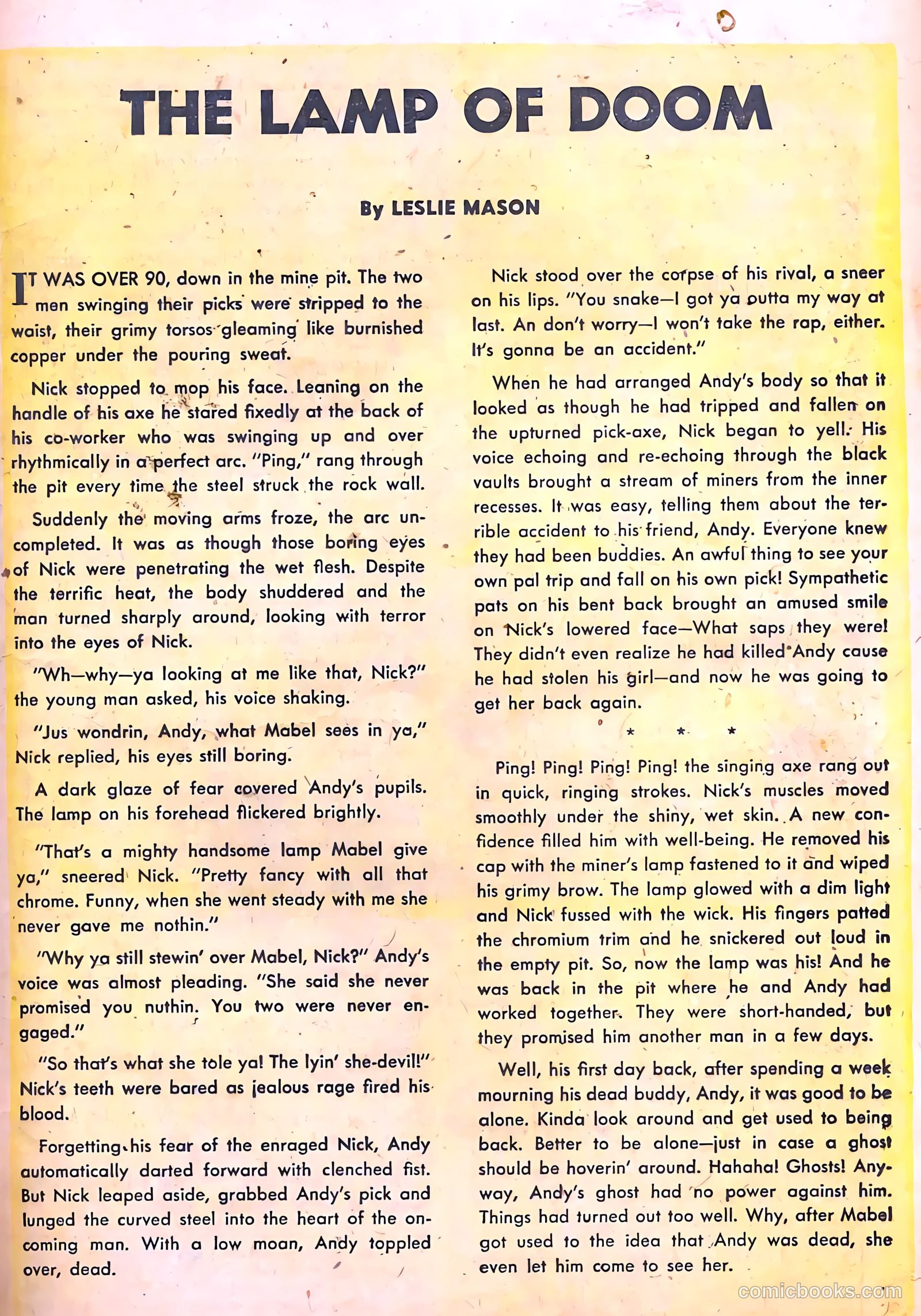 Dark Mysteries #12 (1953, Master Comics) — page 23 of 36