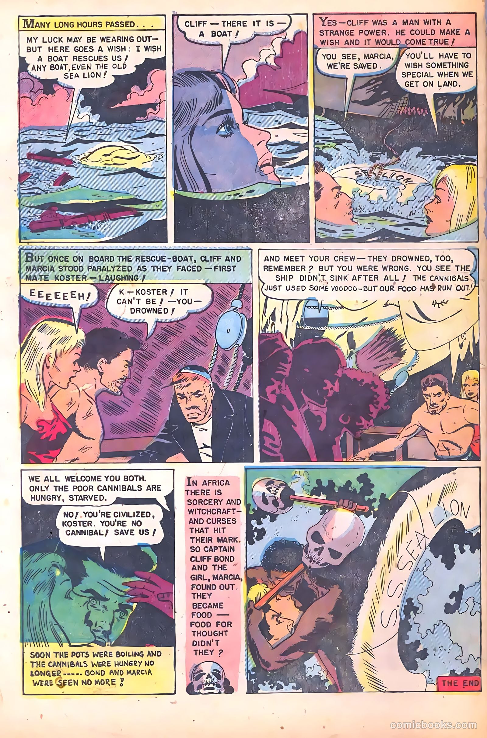 Dark Mysteries #12 (1953, Master Comics) — page 32 of 36