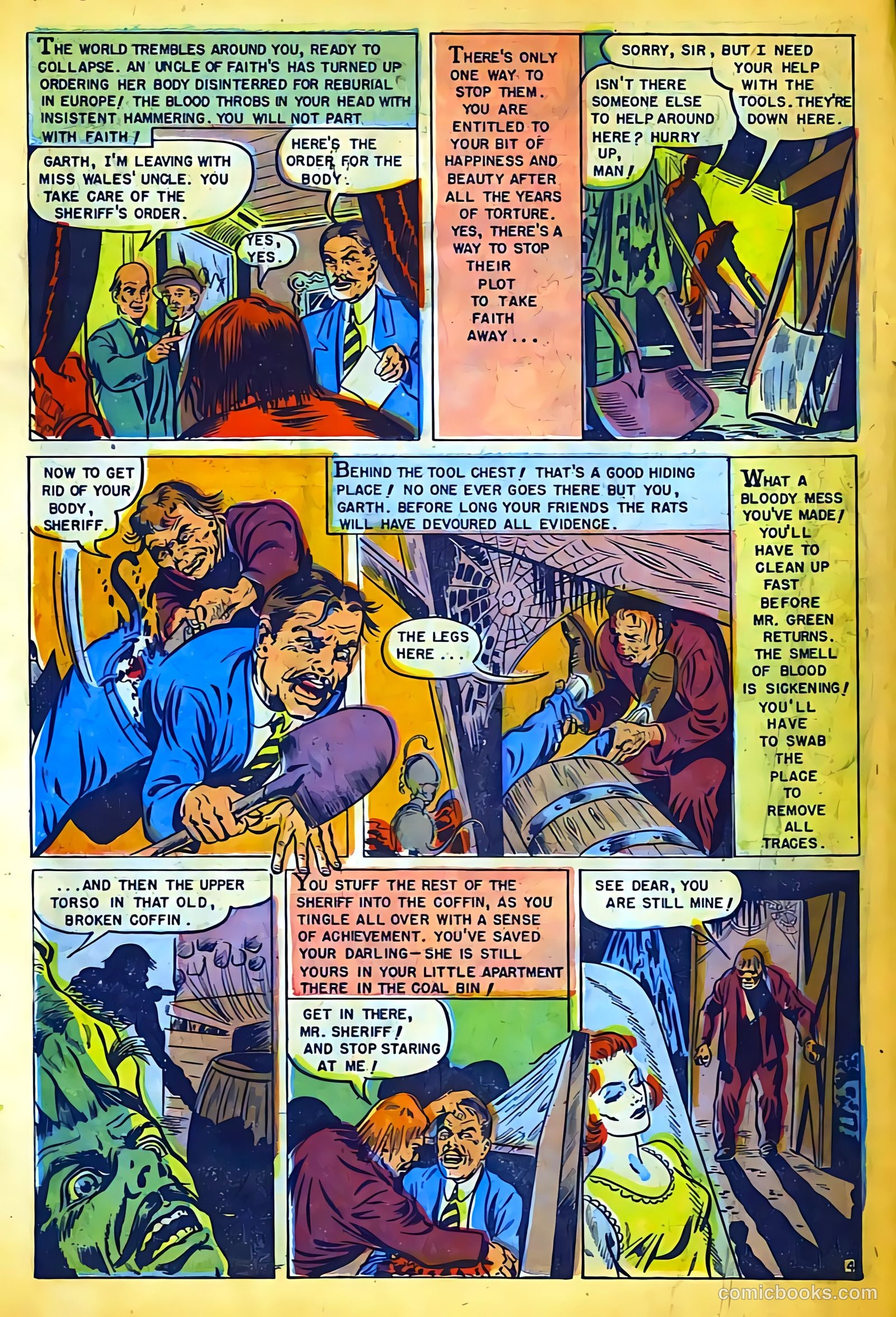 Dark Mysteries #13 (1953, Master Comics) — page 6 of 36