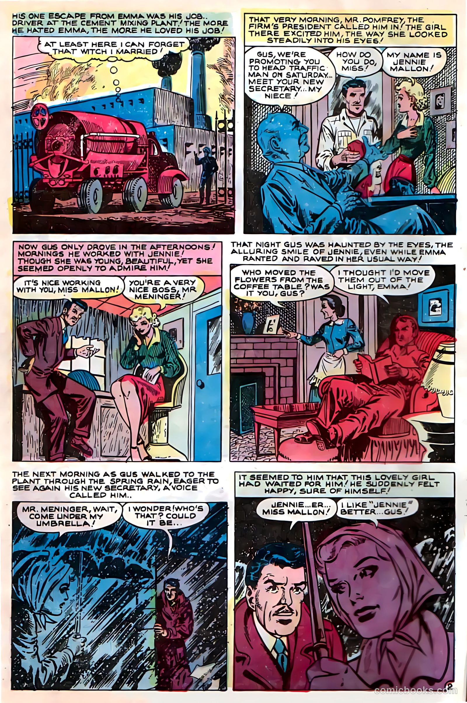 Dark Mysteries #14 (1953, Master Comics) — page 3 of 33