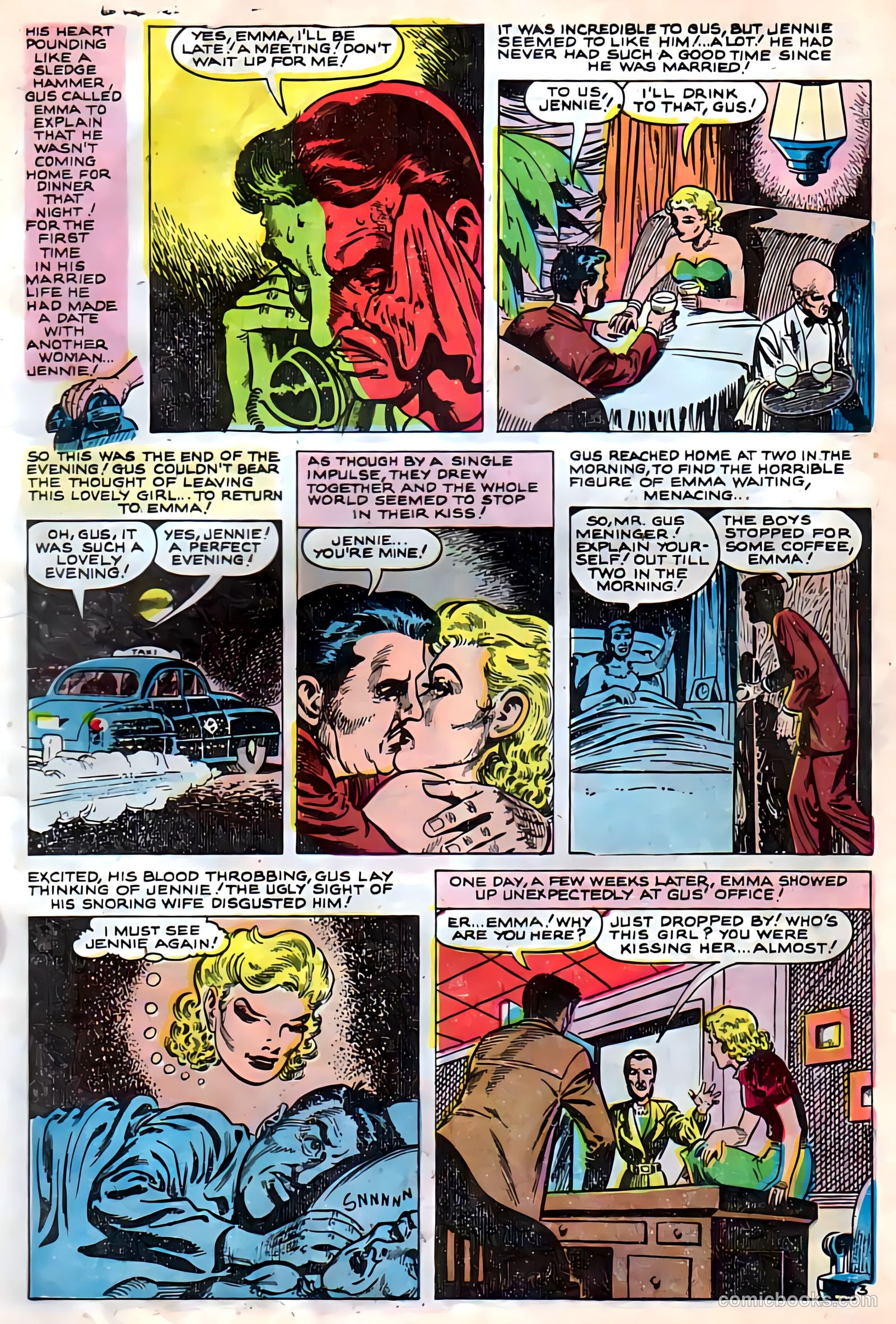 Dark Mysteries #14 (1953, Master Comics) — page 4 of 33