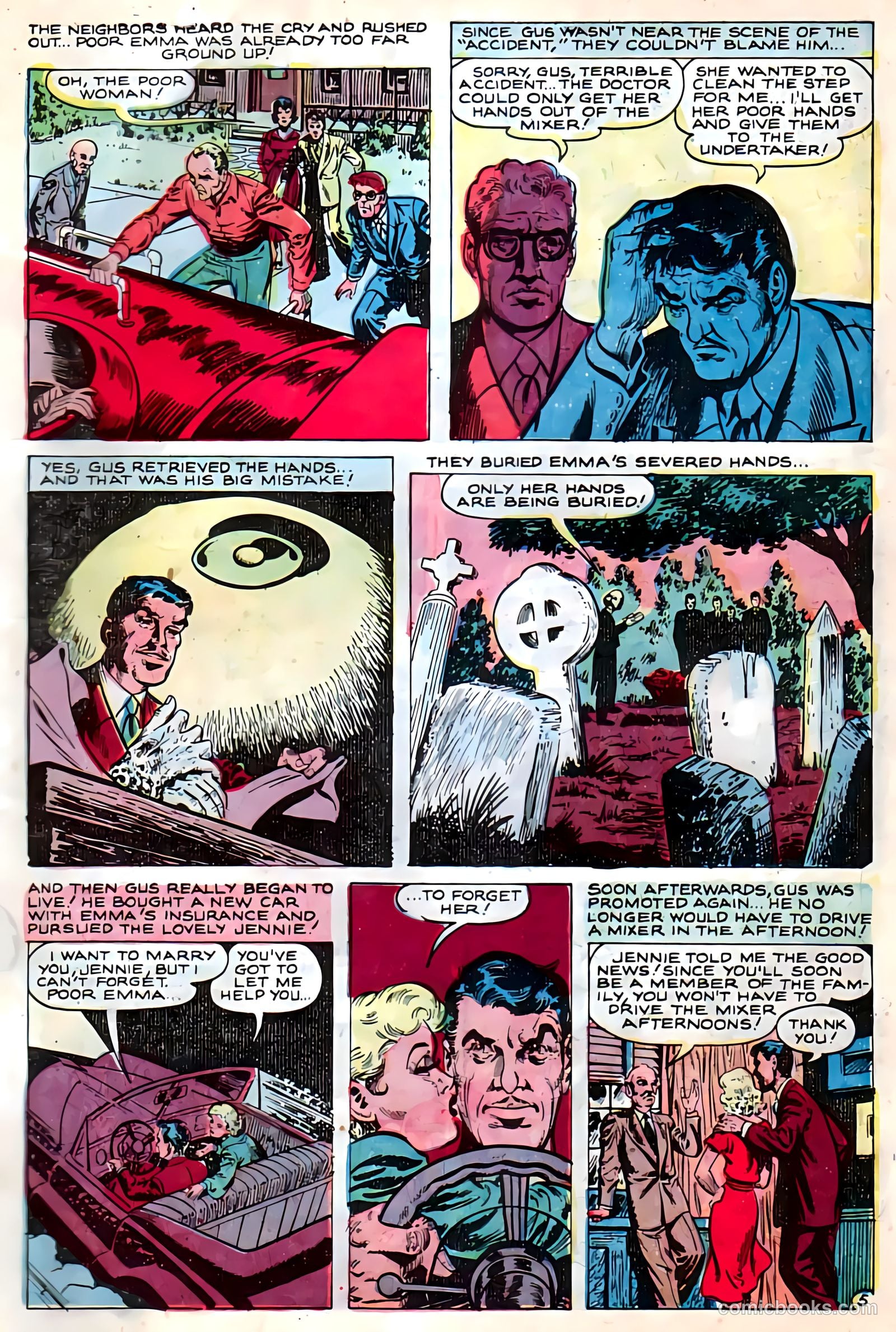 Dark Mysteries #14 (1953, Master Comics) — page 6 of 33