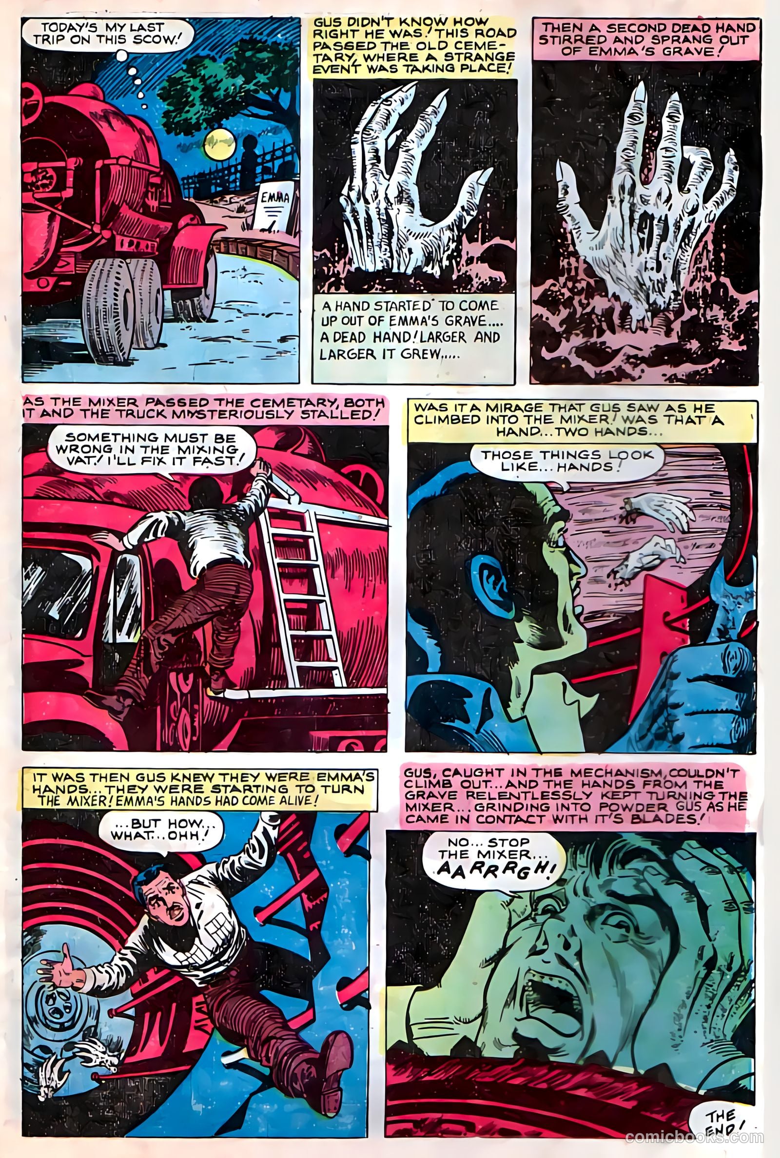 Dark Mysteries #14 (1953, Master Comics) — page 7 of 33