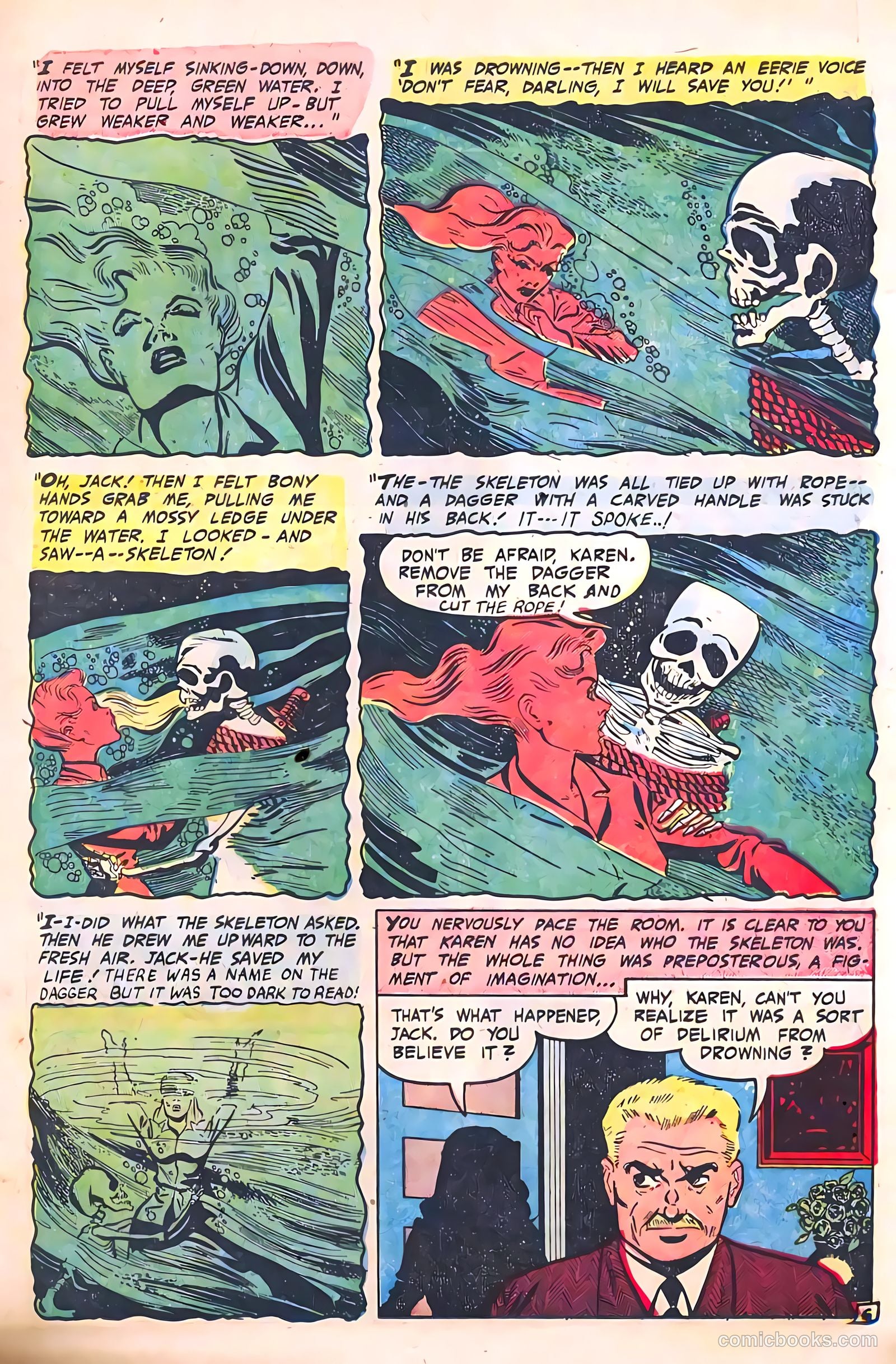 Dark Mysteries #14 (1953, Master Comics) — page 14 of 33