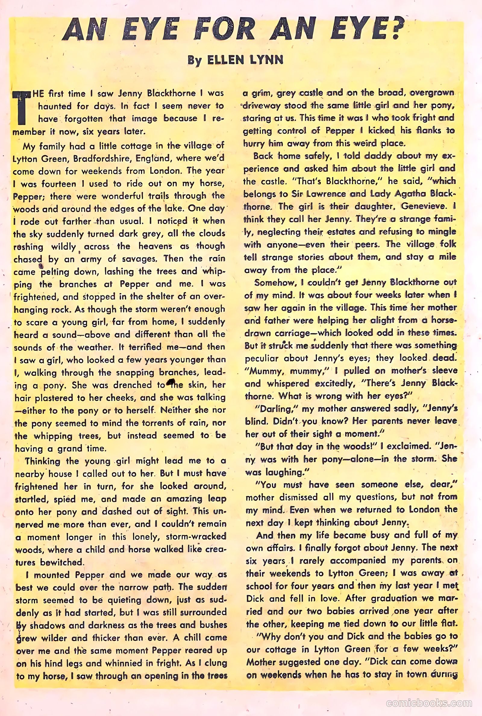 Dark Mysteries #14 (1953, Master Comics) — page 16 of 33