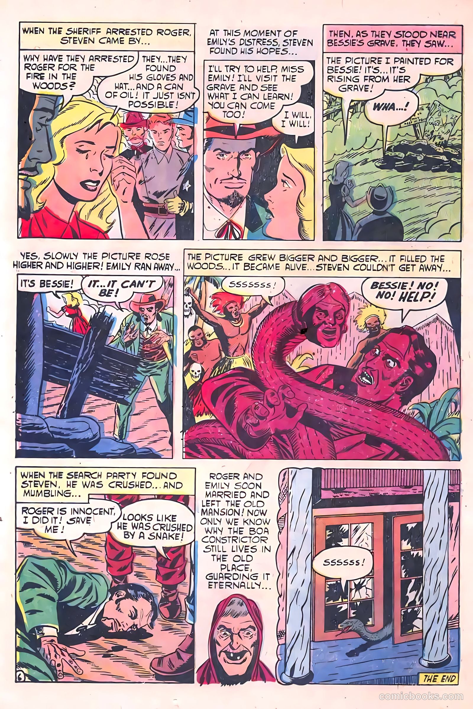 Dark Mysteries #14 (1953, Master Comics) — page 23 of 33