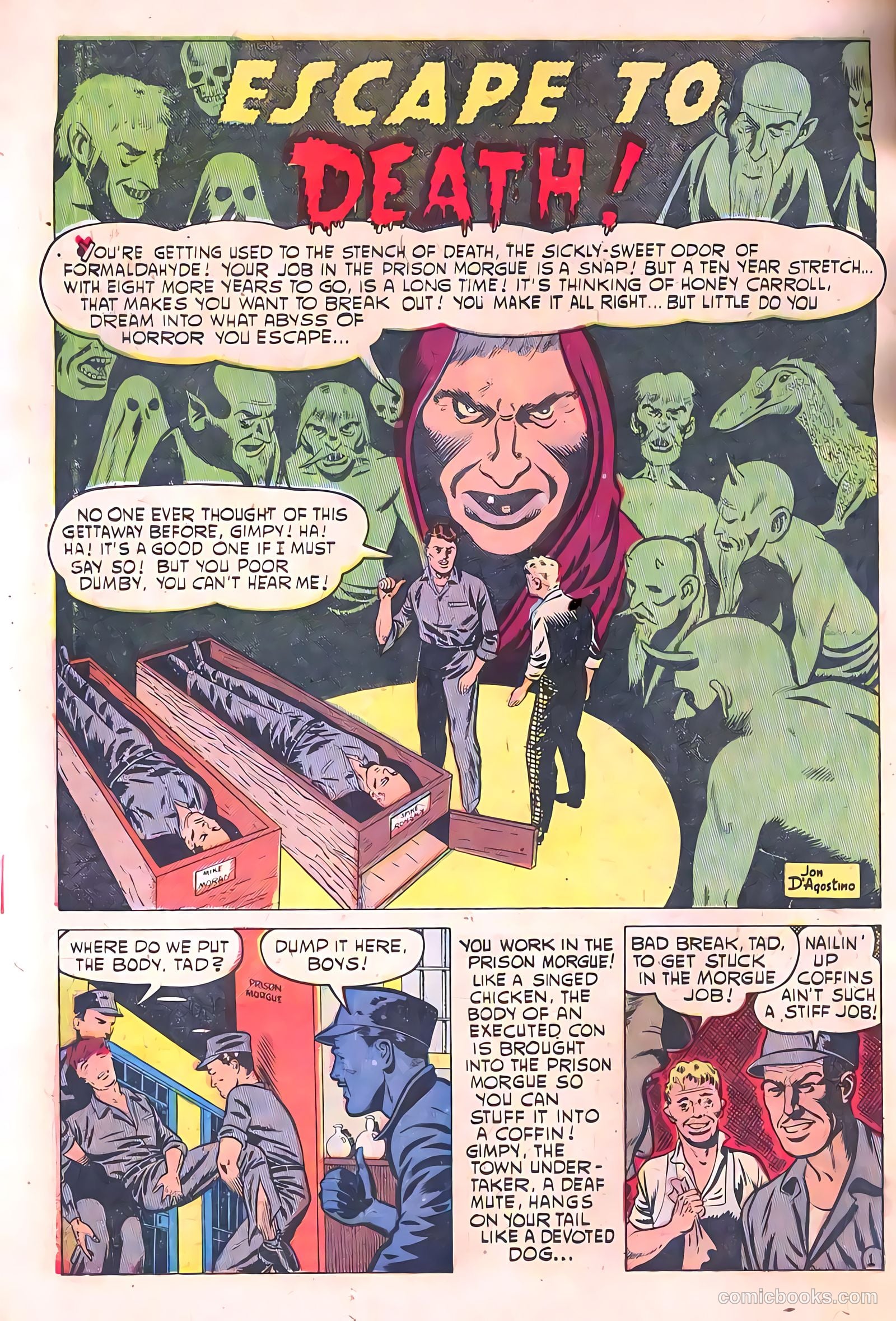 Dark Mysteries #14 (1953, Master Comics) — page 25 of 33