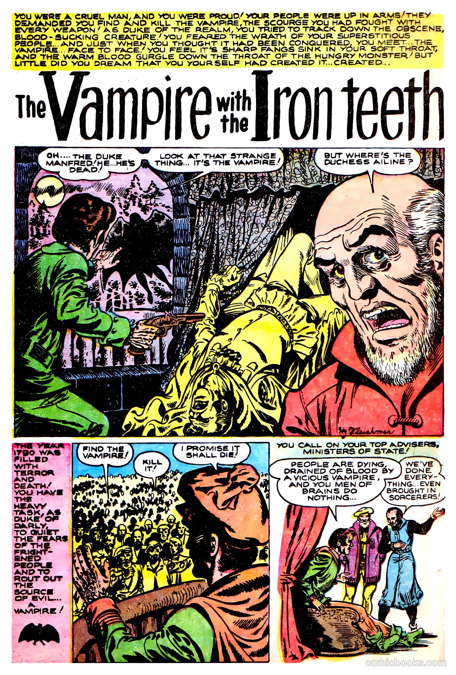 Dark Mysteries #15 (1953, Master Comics) — page 2 of 20