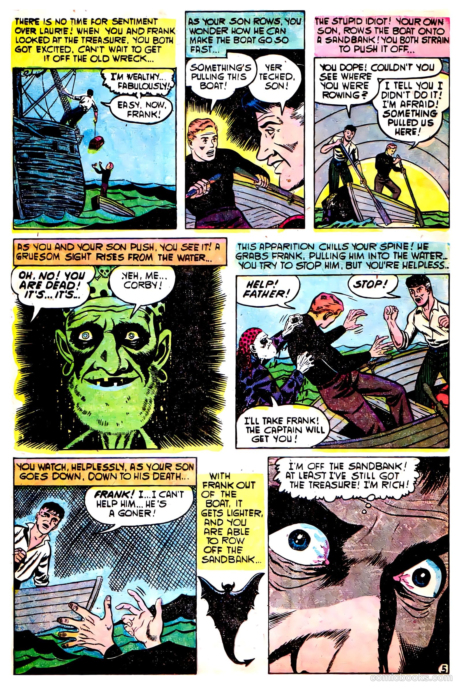 Dark Mysteries #15 (1953, Master Comics) — page 19 of 20