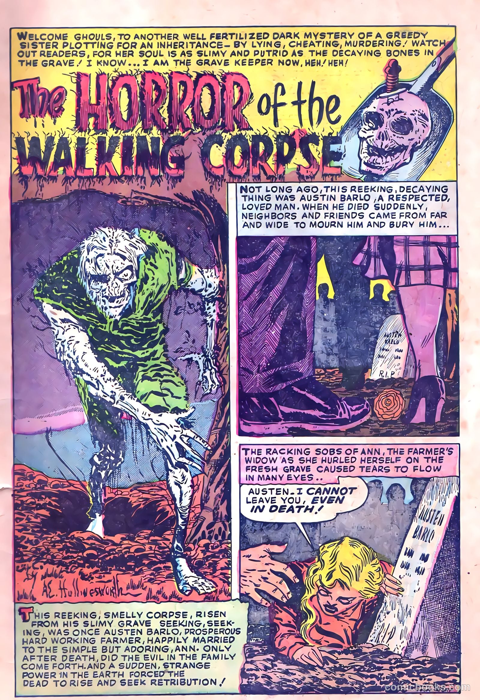 Dark Mysteries #16 (1954, Master Comics) — page 3 of 36