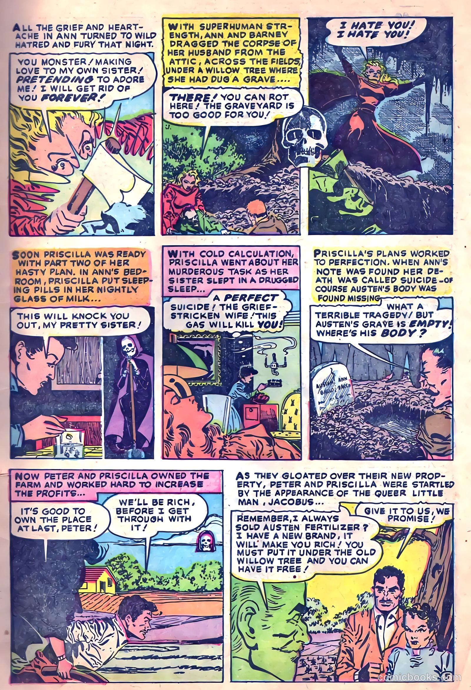 Dark Mysteries #16 (1954, Master Comics) — page 7 of 36
