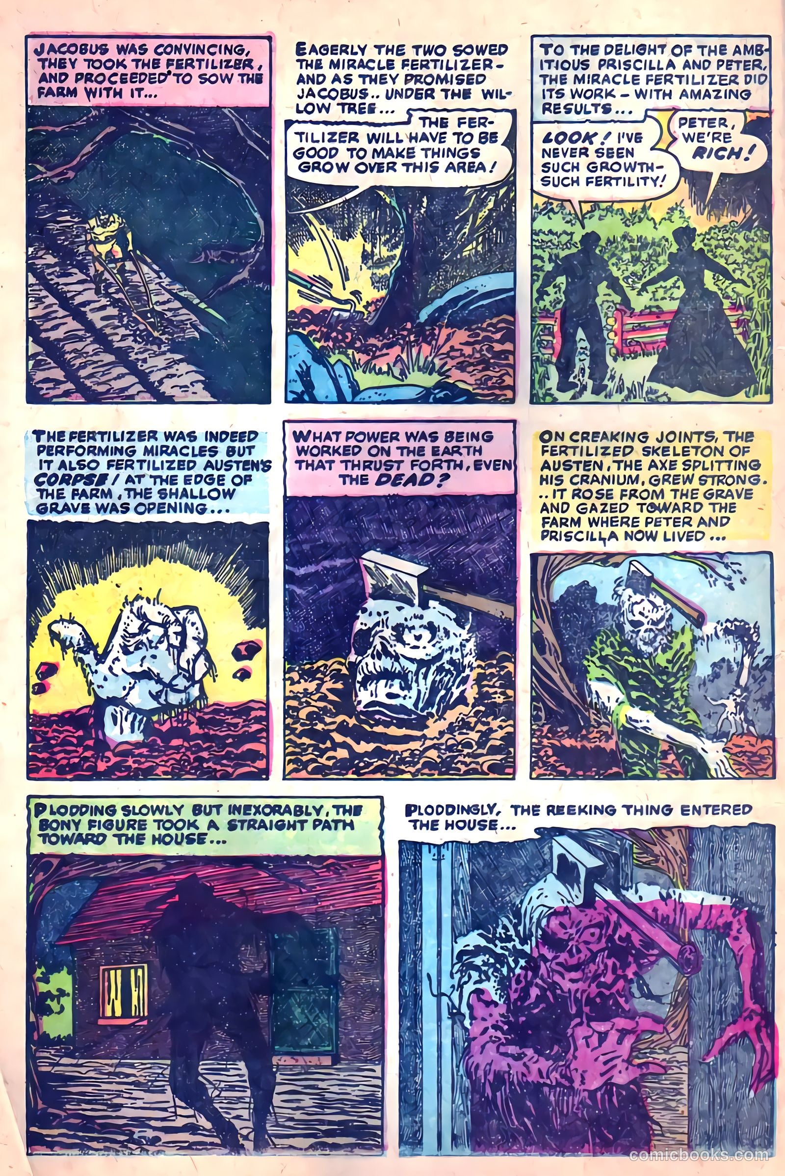 Dark Mysteries #16 (1954, Master Comics) — page 8 of 36
