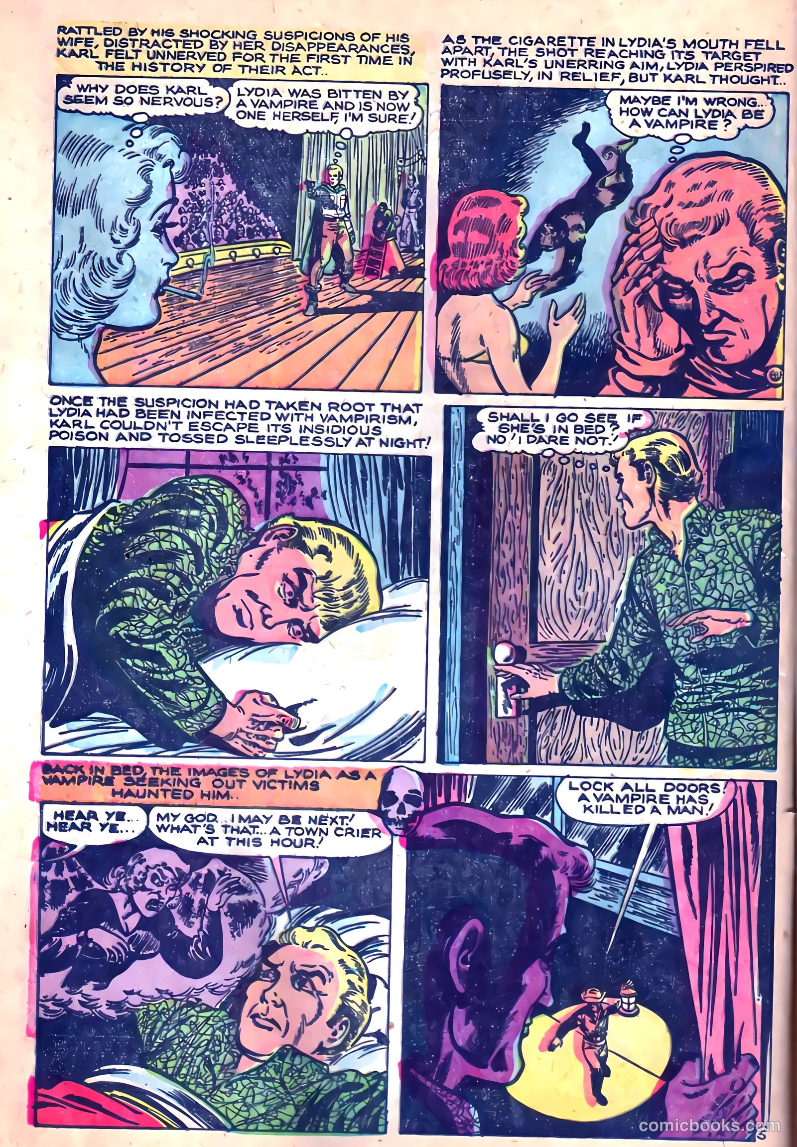Dark Mysteries #16 (1954, Master Comics) — page 16 of 36