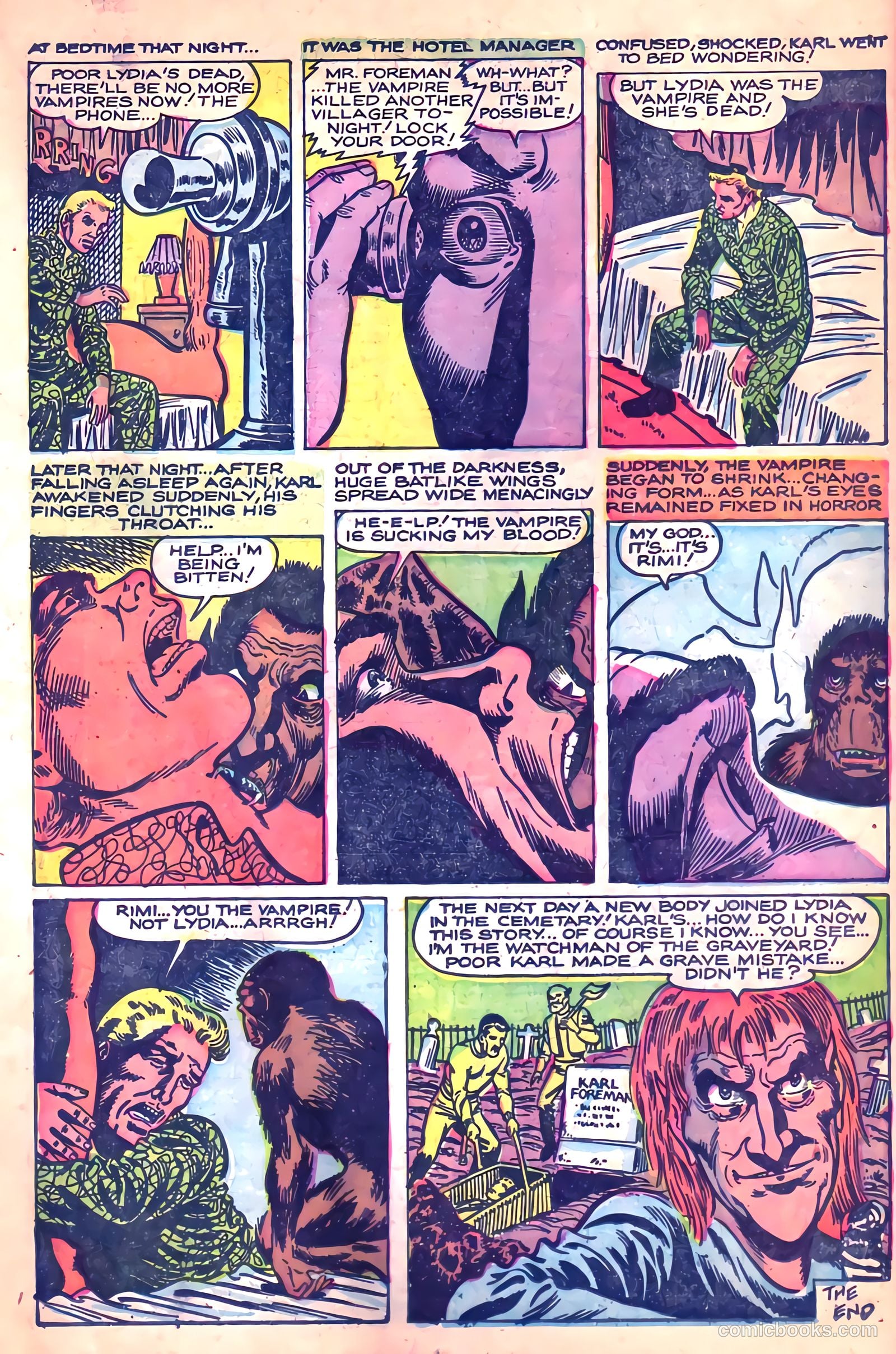 Dark Mysteries #16 (1954, Master Comics) — page 18 of 36