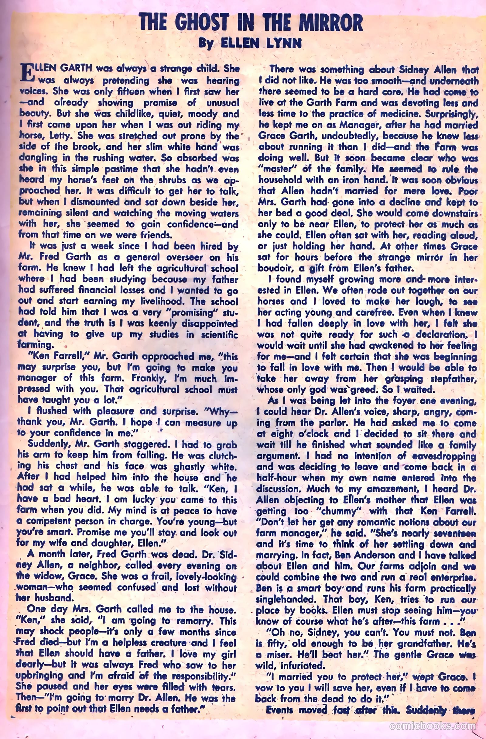 Dark Mysteries #16 (1954, Master Comics) — page 19 of 36