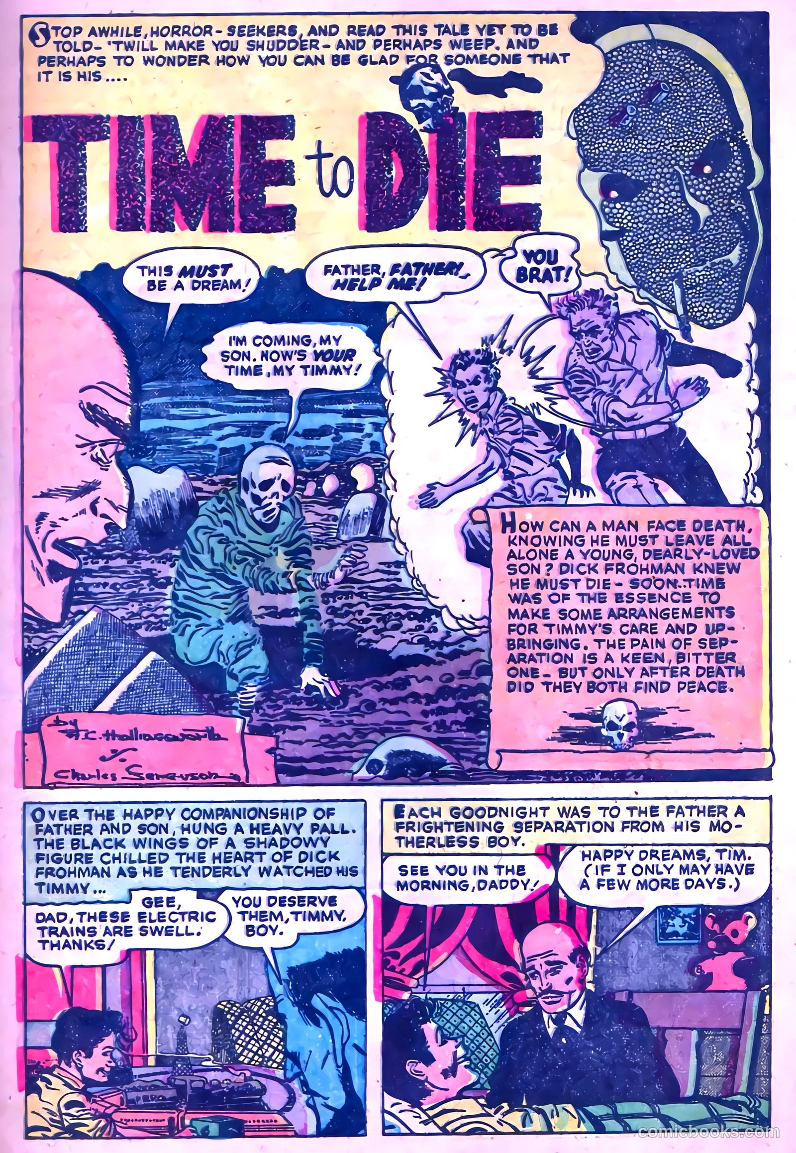 Dark Mysteries #16 (1954, Master Comics) — page 21 of 36