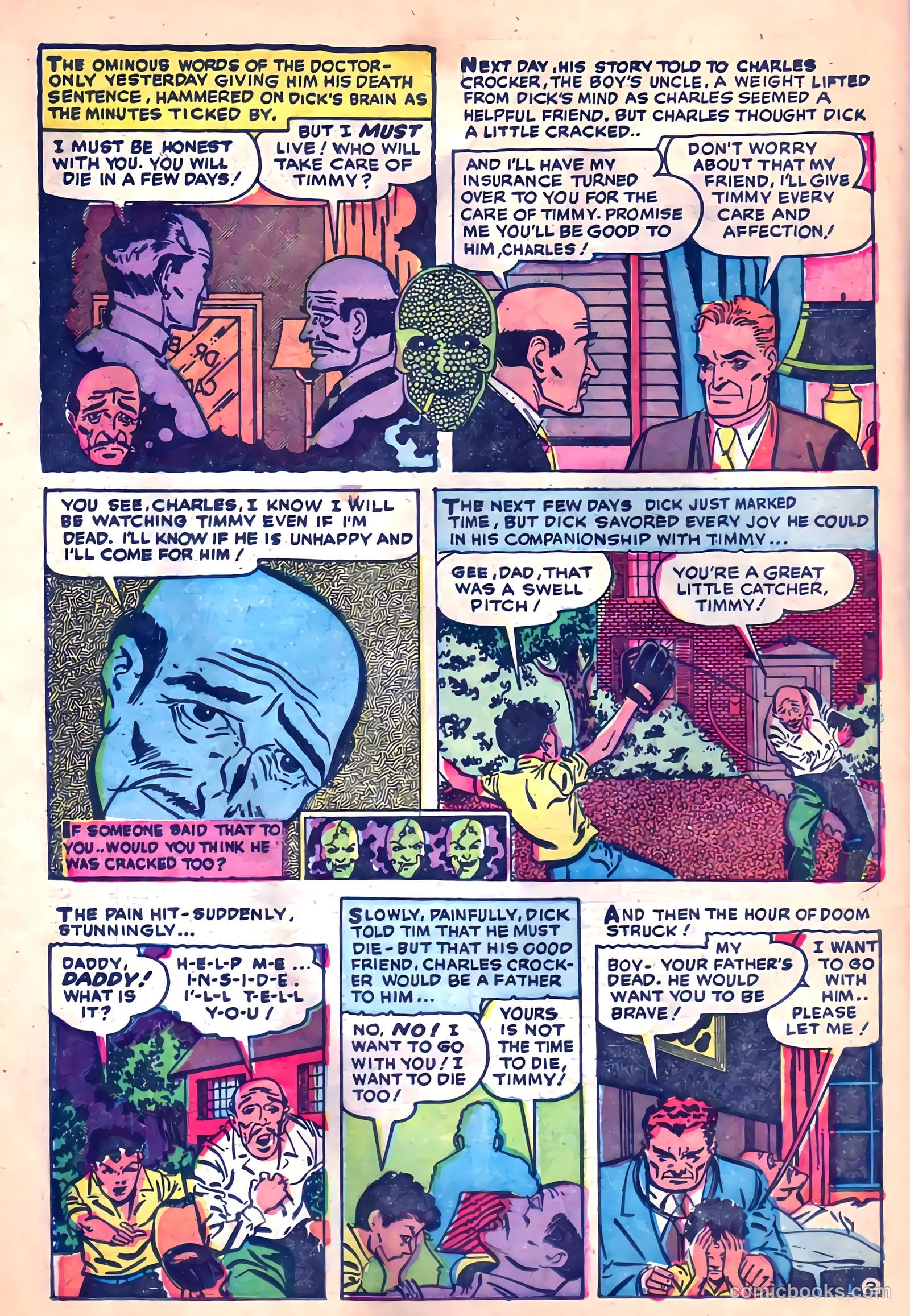 Dark Mysteries #16 (1954, Master Comics) — page 22 of 36