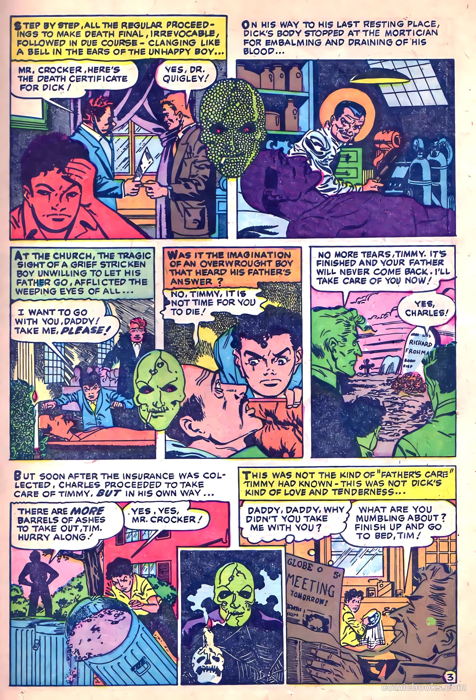 Dark Mysteries #16 (1954, Master Comics) — page 23 of 36