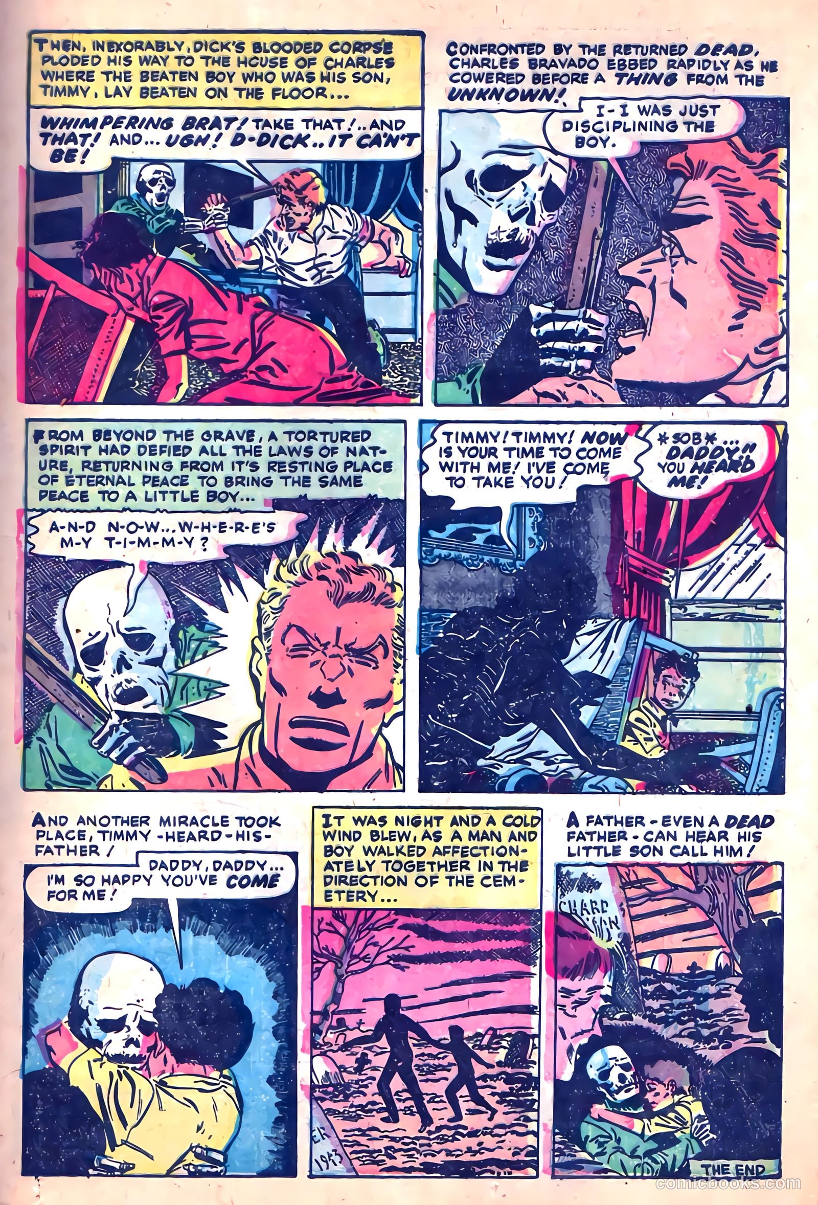 Dark Mysteries #16 (1954, Master Comics) — page 25 of 36