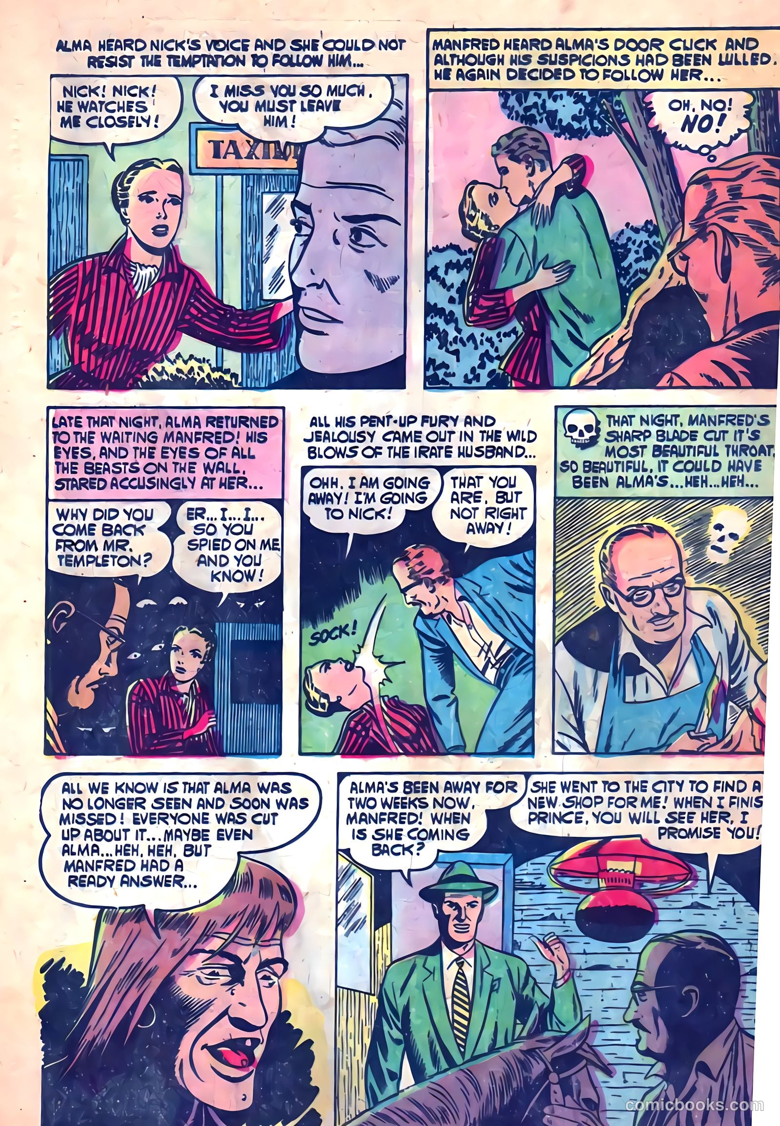 Dark Mysteries #16 (1954, Master Comics) — page 32 of 36