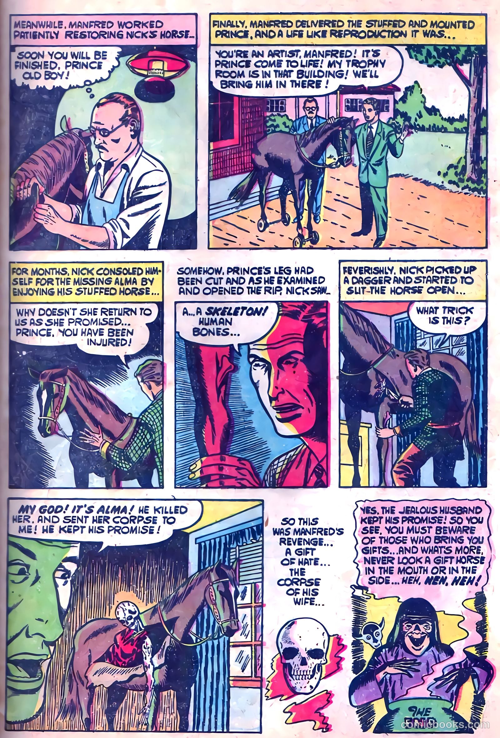 Dark Mysteries #16 (1954, Master Comics) — page 33 of 36