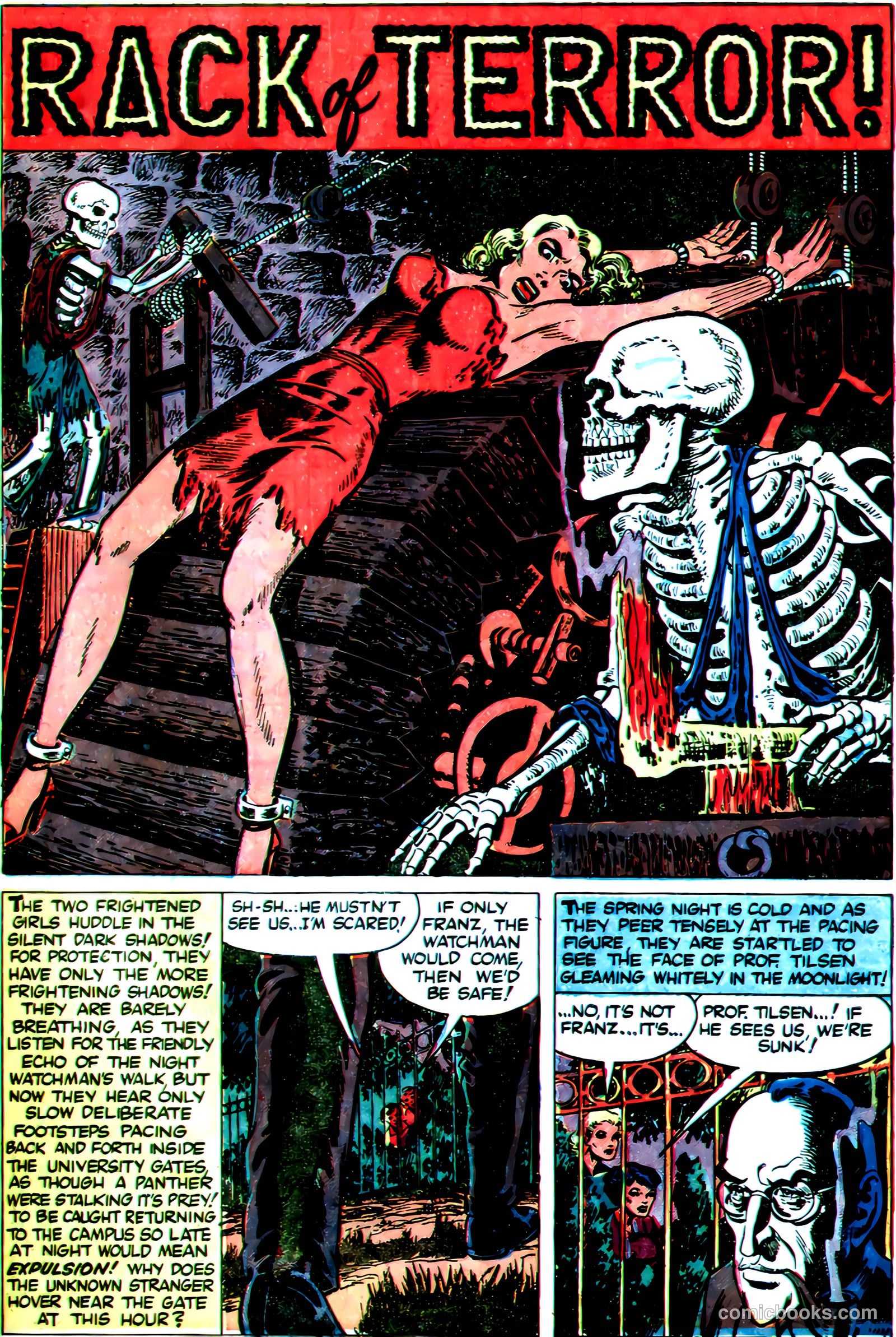Dark Mysteries #19 (1954, Master Comics) — page 3 of 36