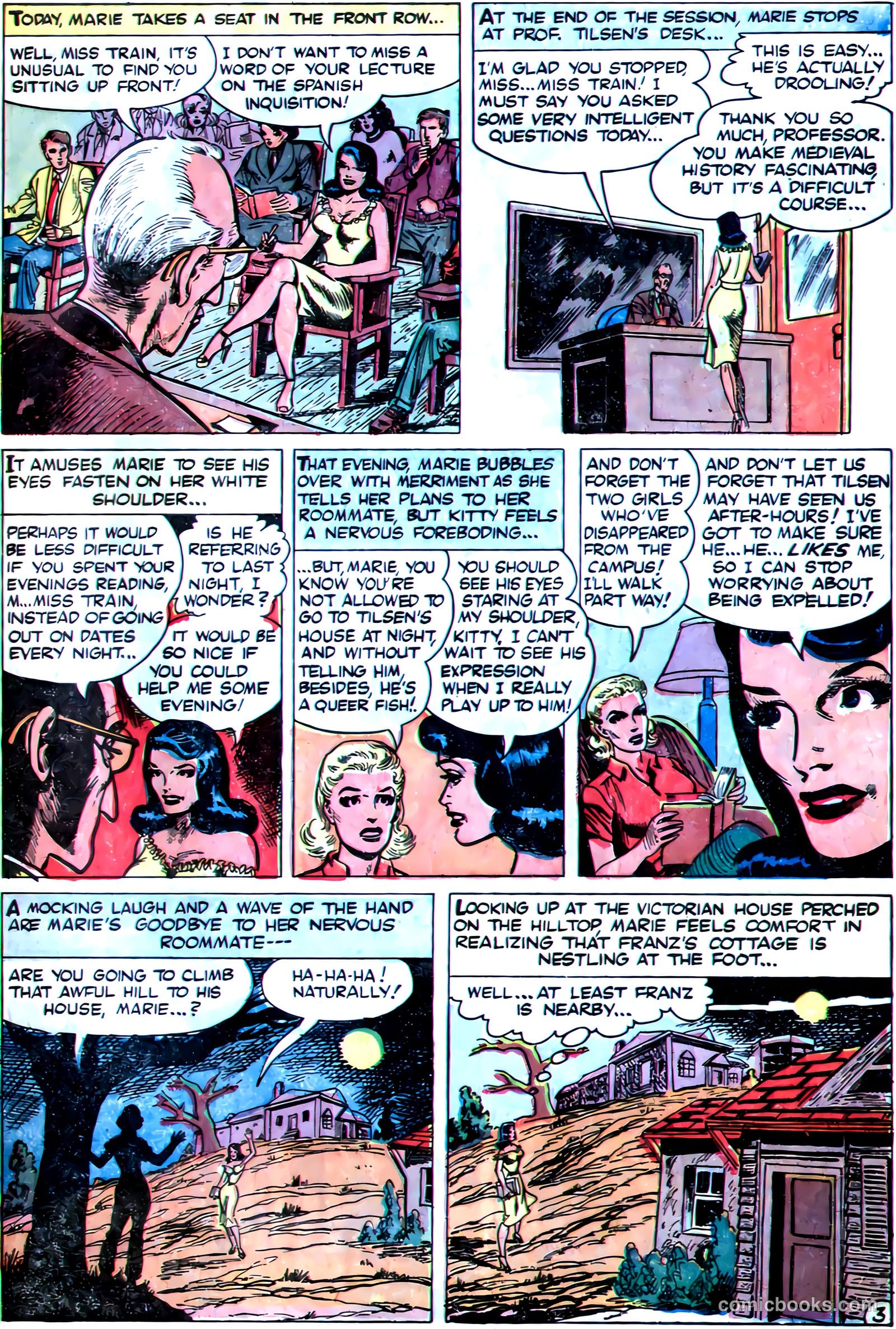Dark Mysteries #19 (1954, Master Comics) — page 5 of 36
