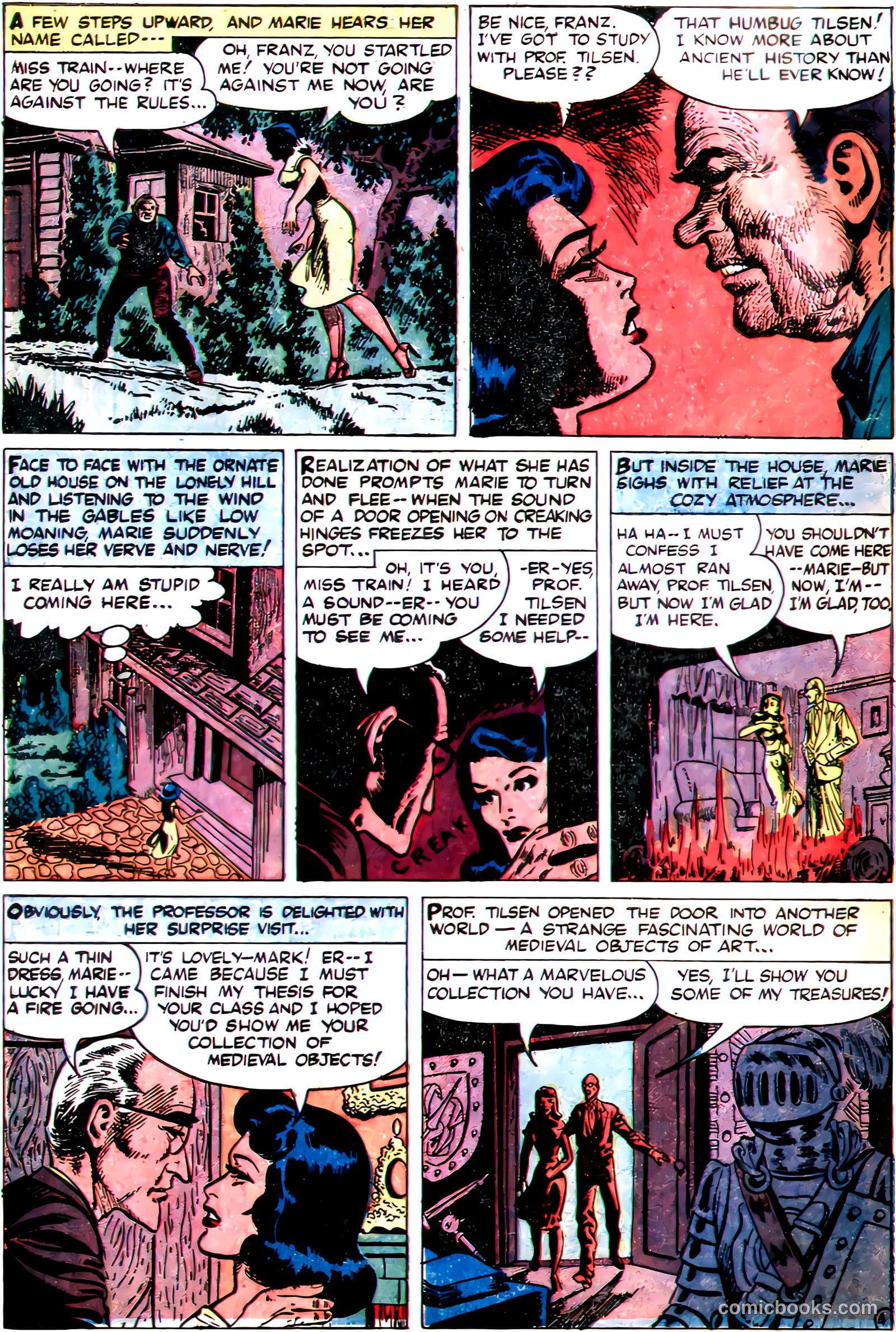 Dark Mysteries #19 (1954, Master Comics) — page 6 of 36