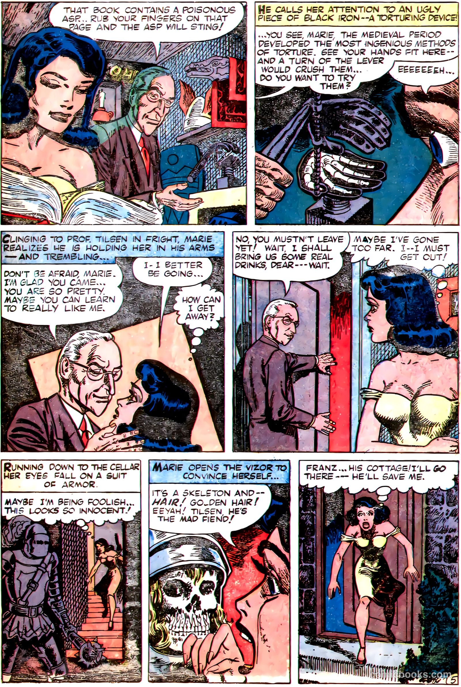 Dark Mysteries #19 (1954, Master Comics) — page 7 of 36