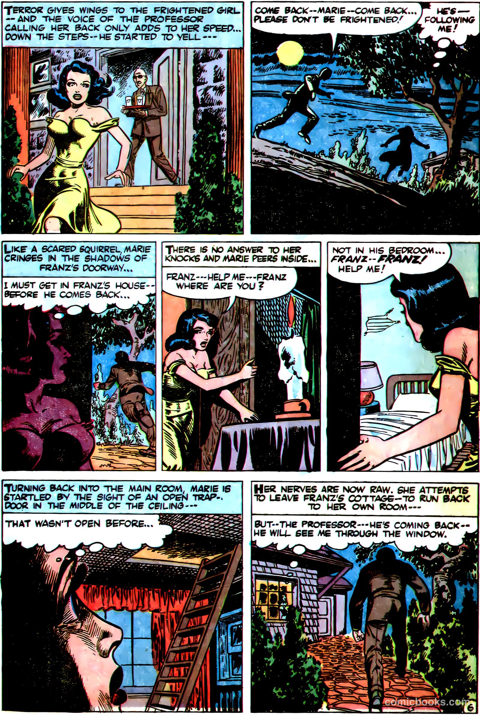 Dark Mysteries #19 (1954, Master Comics) — page 8 of 36