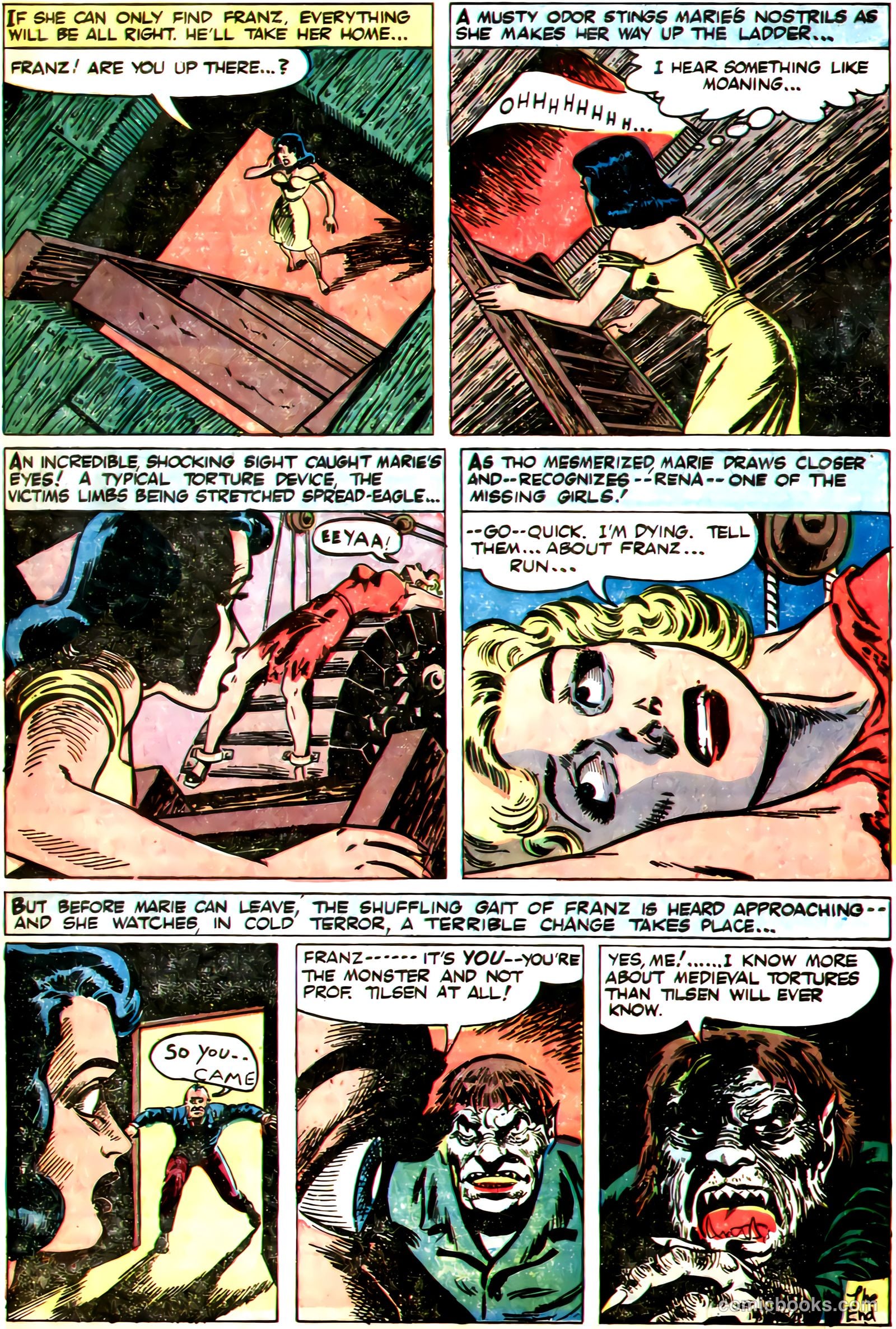 Dark Mysteries #19 (1954, Master Comics) — page 9 of 36