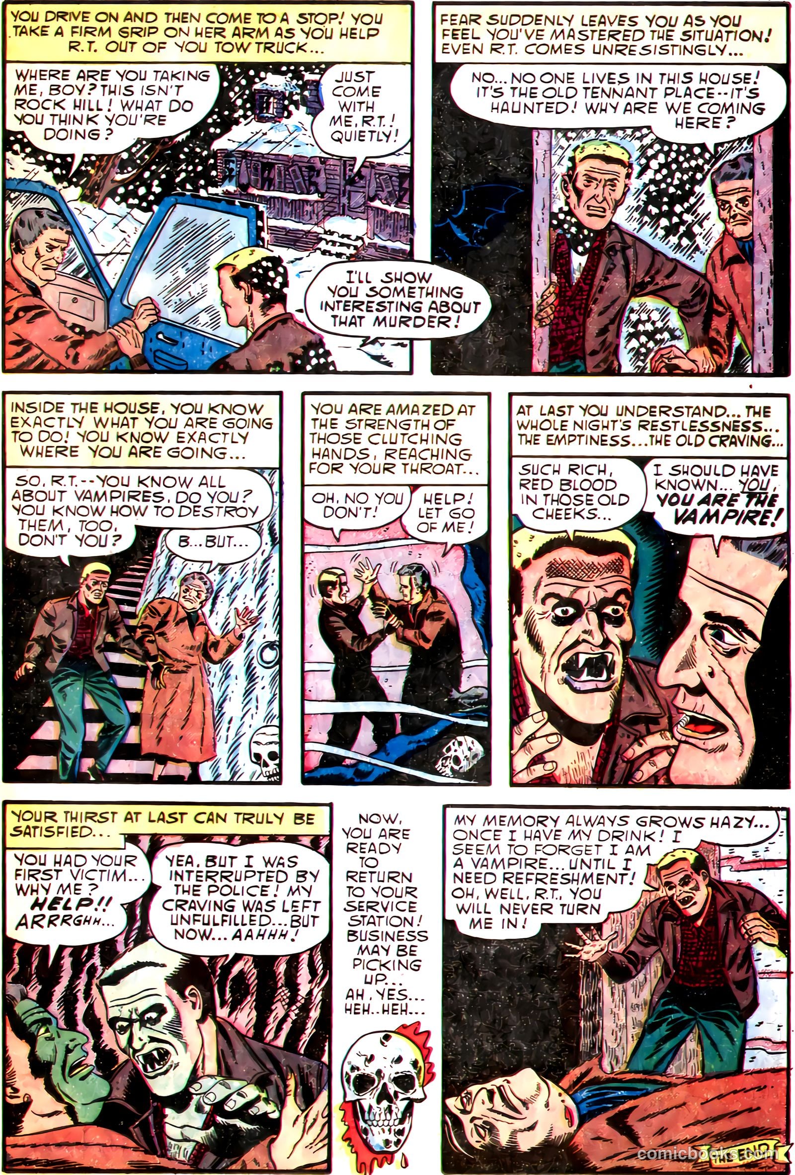 Dark Mysteries #19 (1954, Master Comics) — page 25 of 36