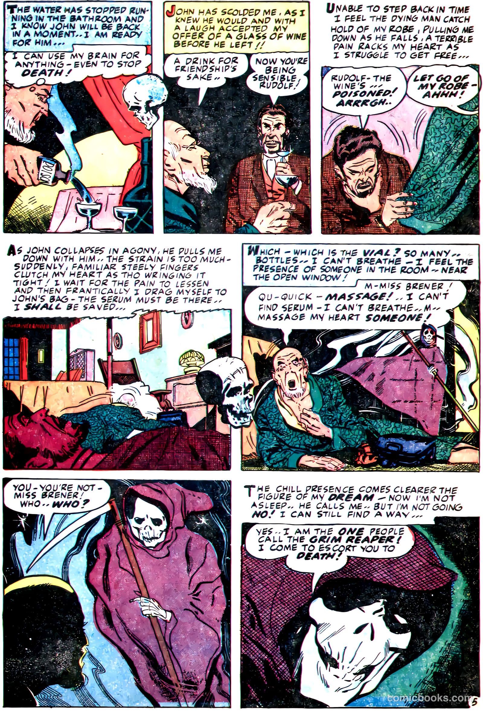 Dark Mysteries #19 (1954, Master Comics) — page 32 of 36