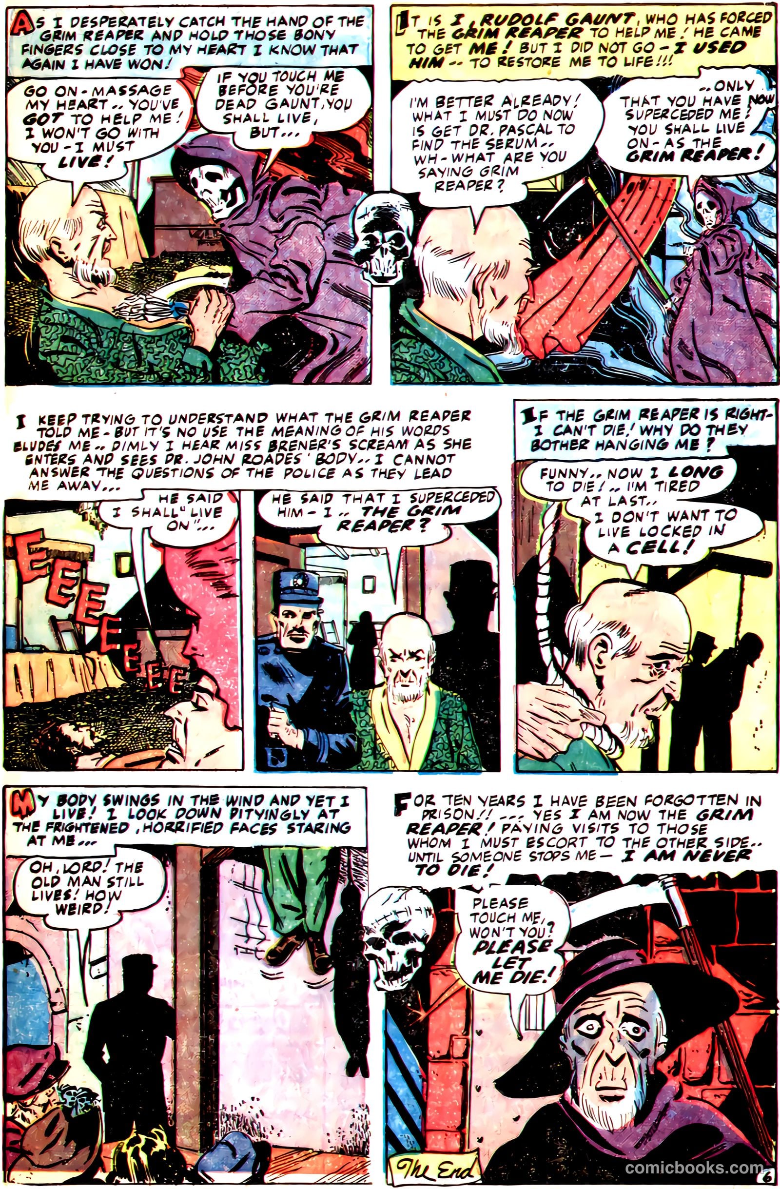 Dark Mysteries #19 (1954, Master Comics) — page 33 of 36