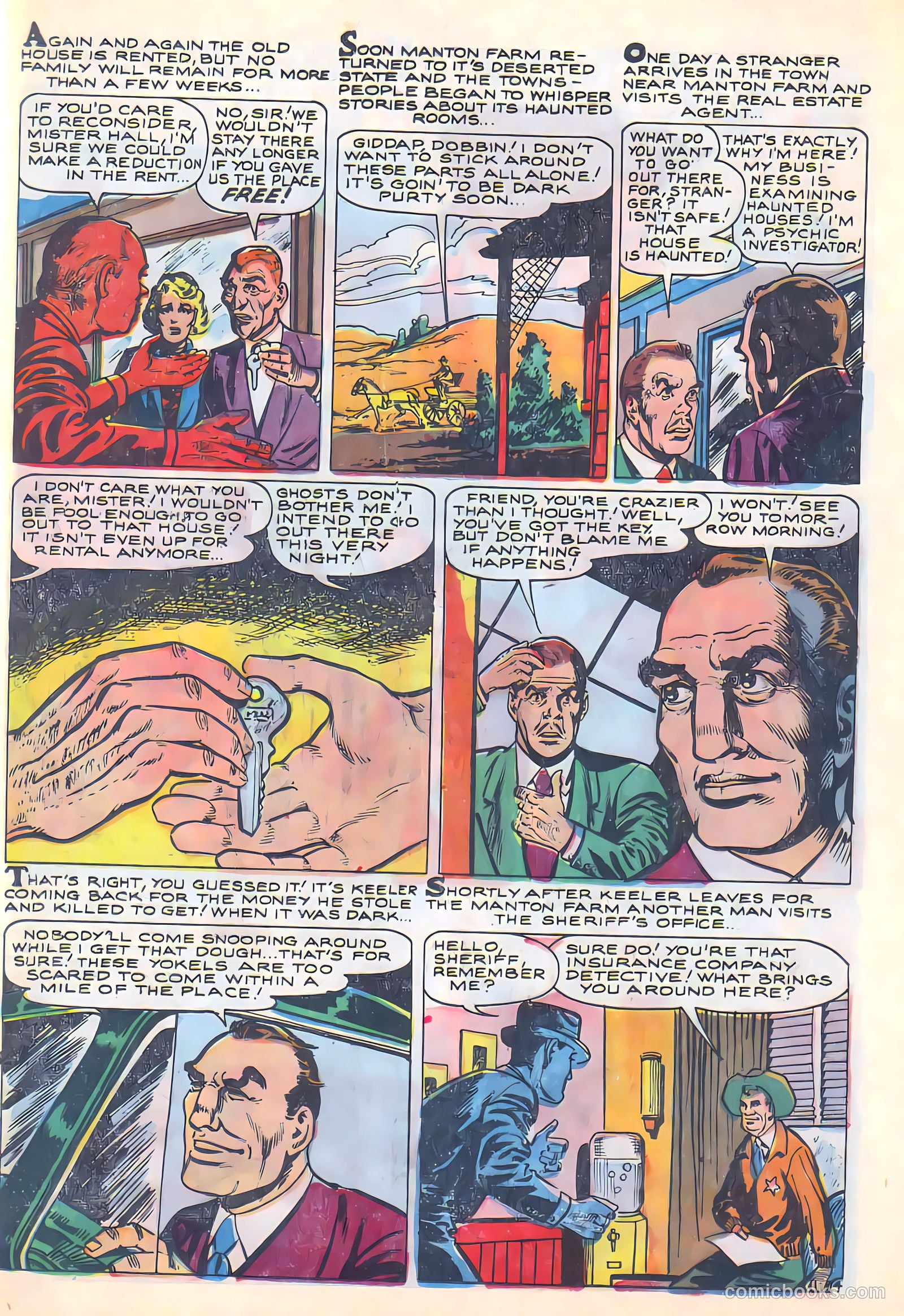 Dark Mysteries #23 (1955, Master Comics) — page 22 of 31