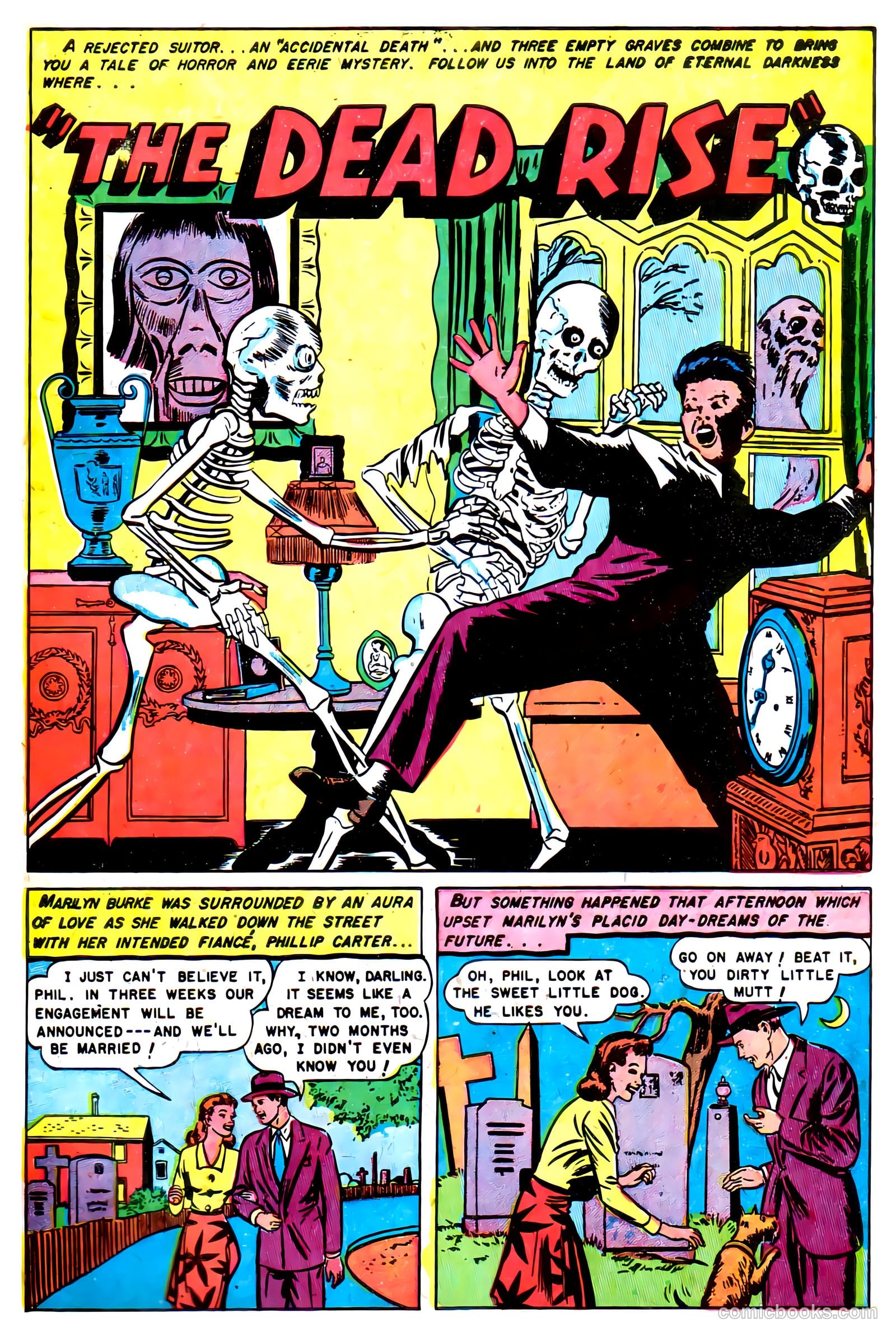 Dark Mysteries #4 (1951, Master Comics) — page 2 of 16