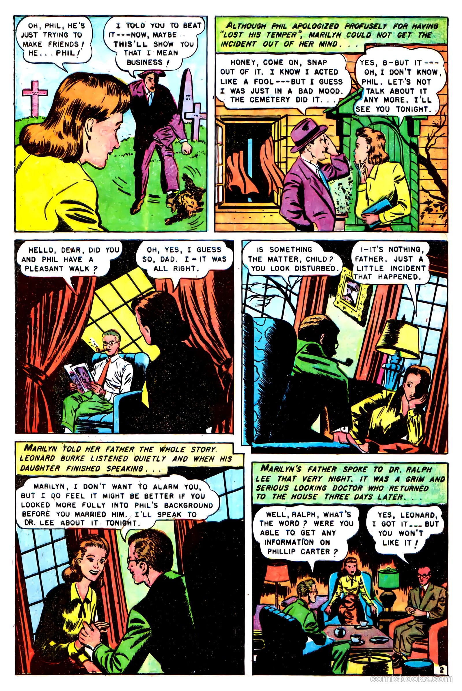 Dark Mysteries #4 (1951, Master Comics) — page 3 of 16