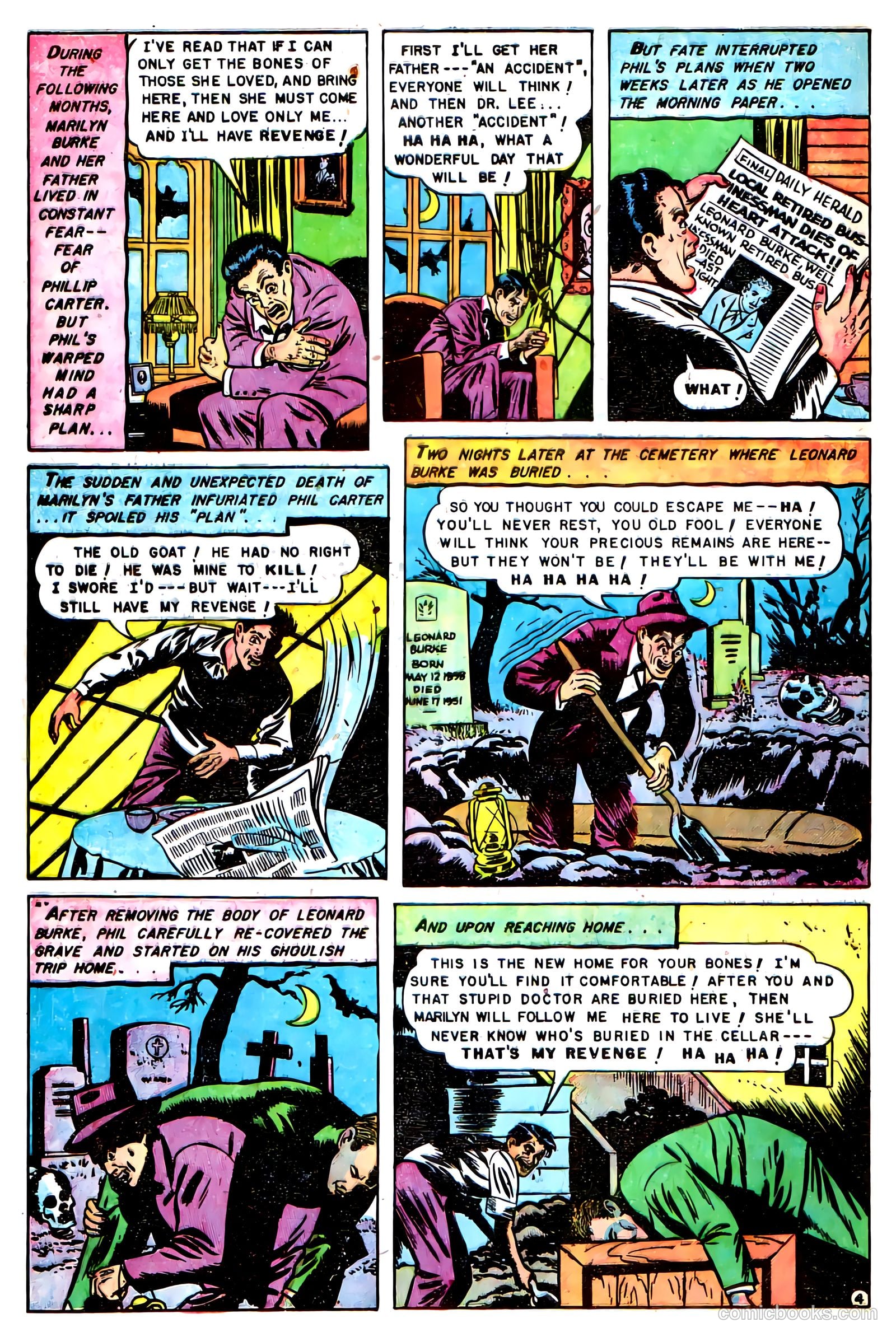 Dark Mysteries #4 (1951, Master Comics) — page 5 of 16