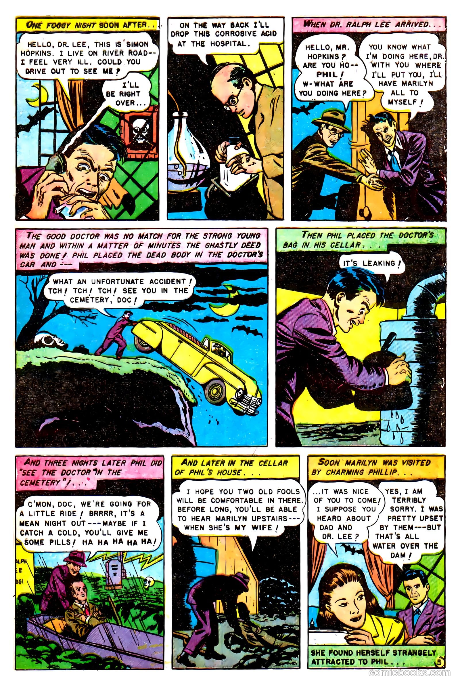Dark Mysteries #4 (1951, Master Comics) — page 6 of 16