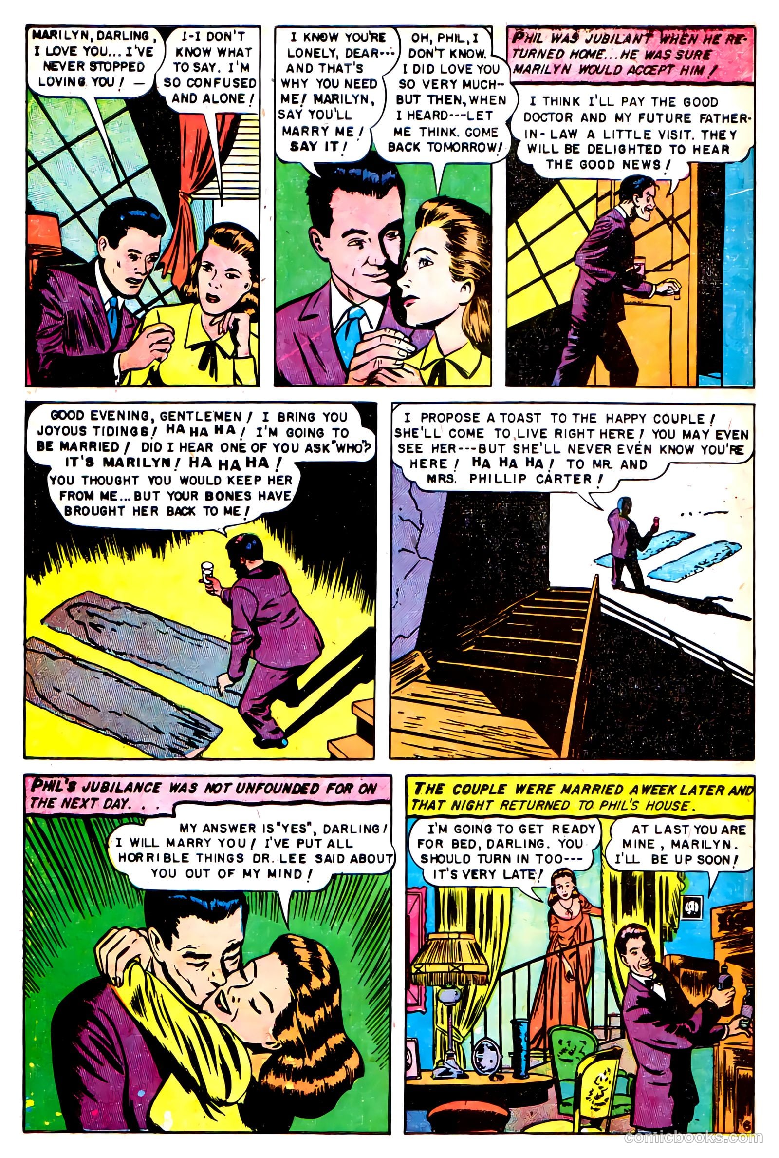 Dark Mysteries #4 (1951, Master Comics) — page 7 of 16