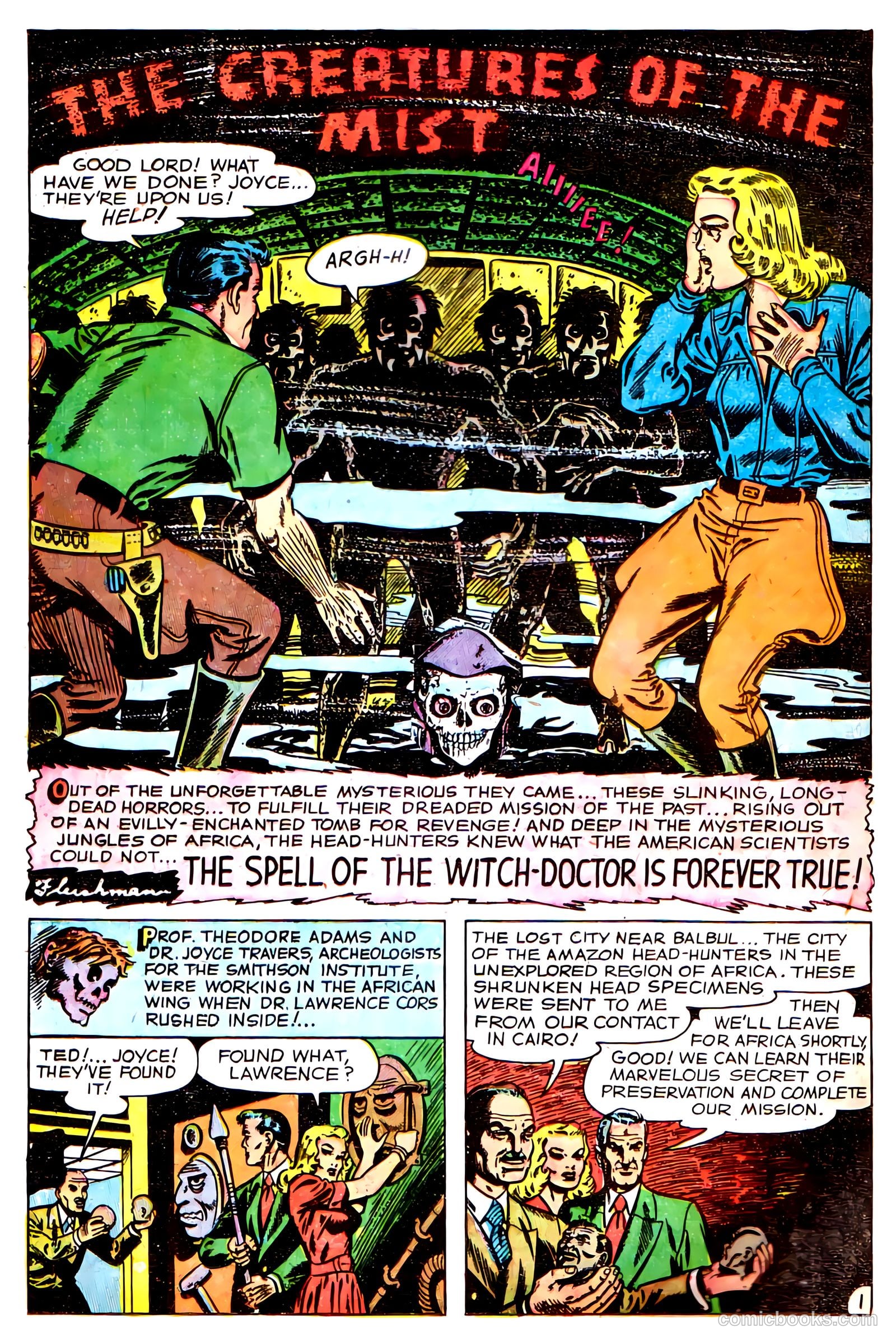 Dark Mysteries #4 (1951, Master Comics) — page 9 of 16