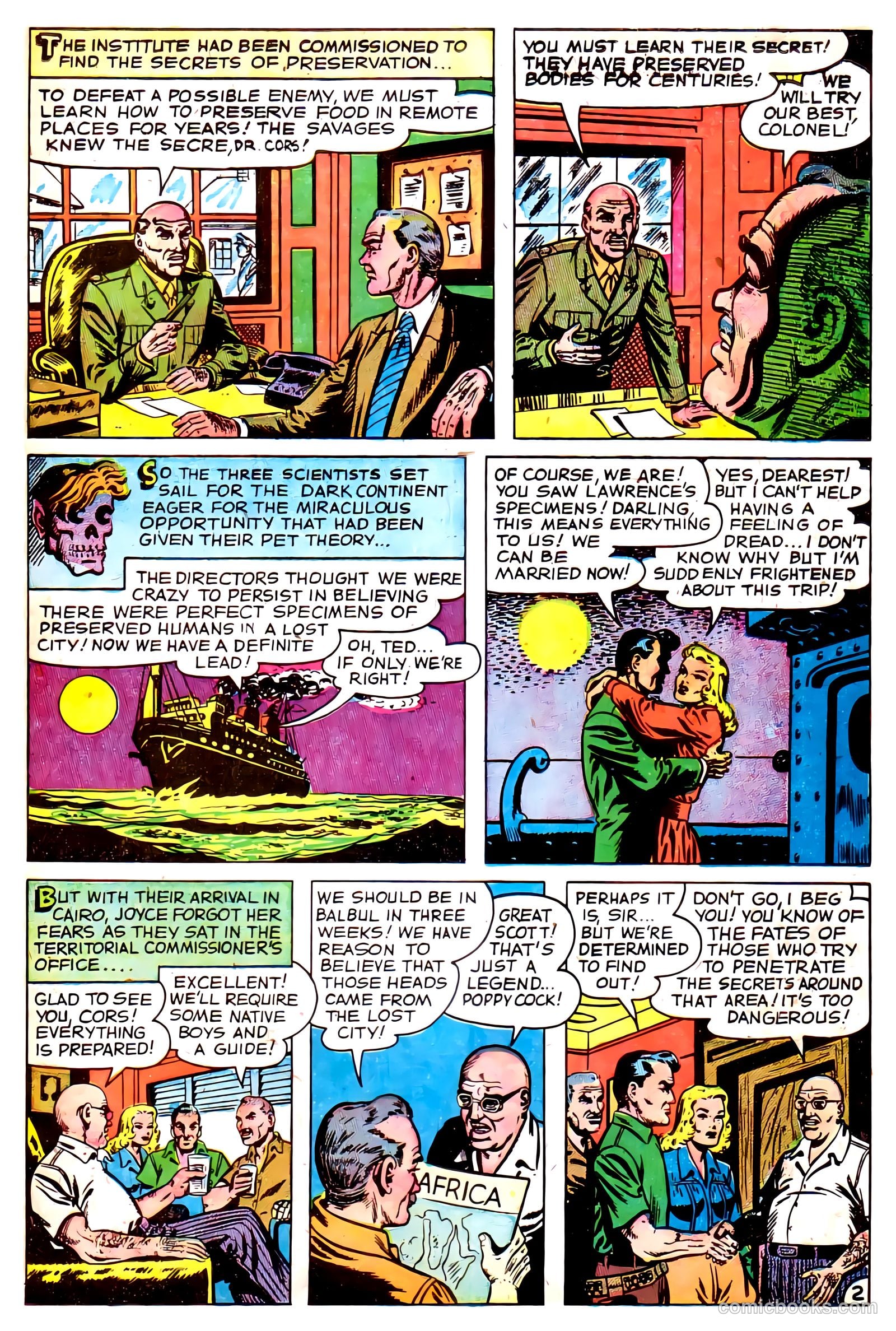 Dark Mysteries #4 (1951, Master Comics) — page 10 of 16