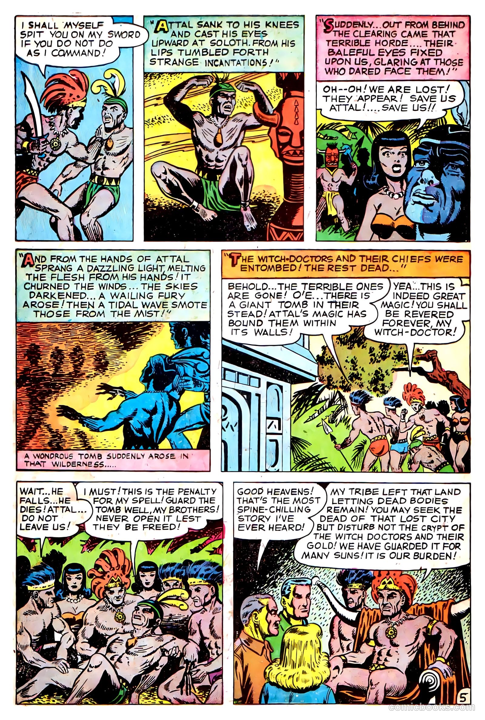 Dark Mysteries #4 (1951, Master Comics) — page 13 of 16