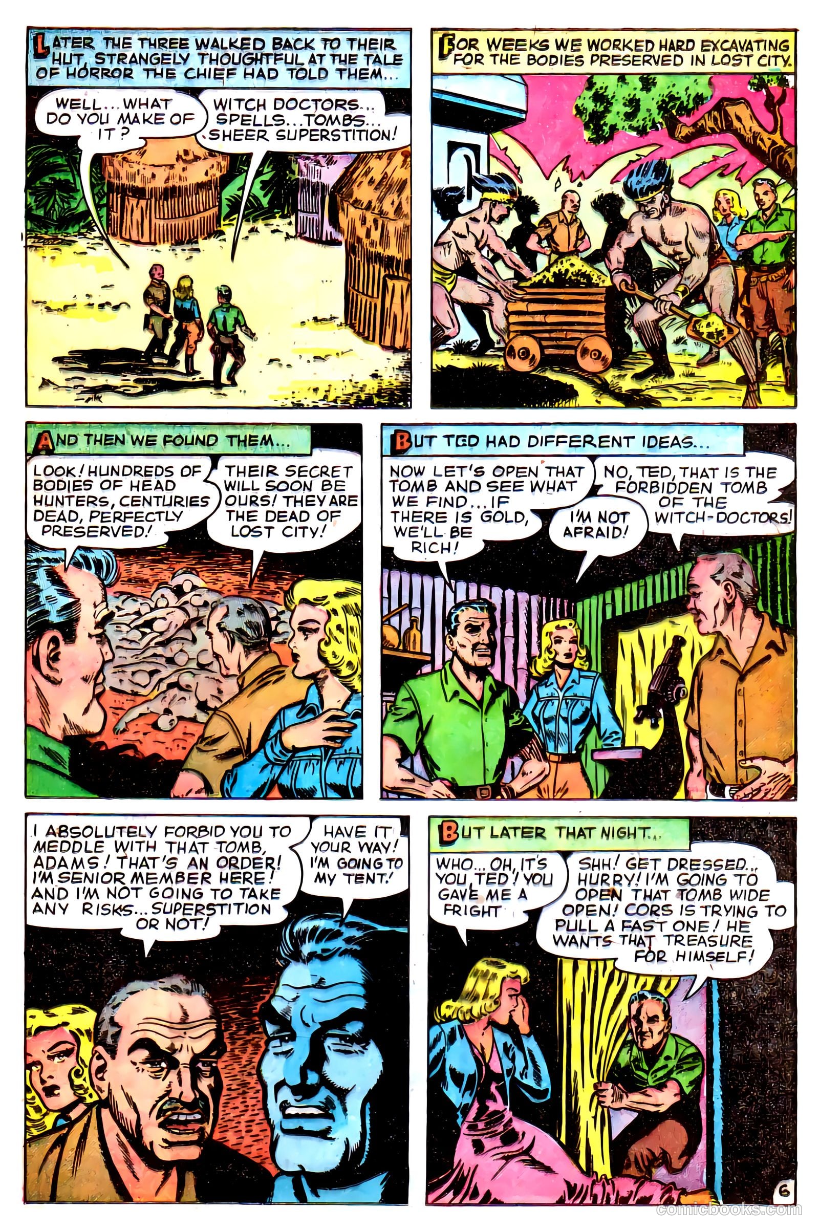 Dark Mysteries #4 (1951, Master Comics) — page 14 of 16