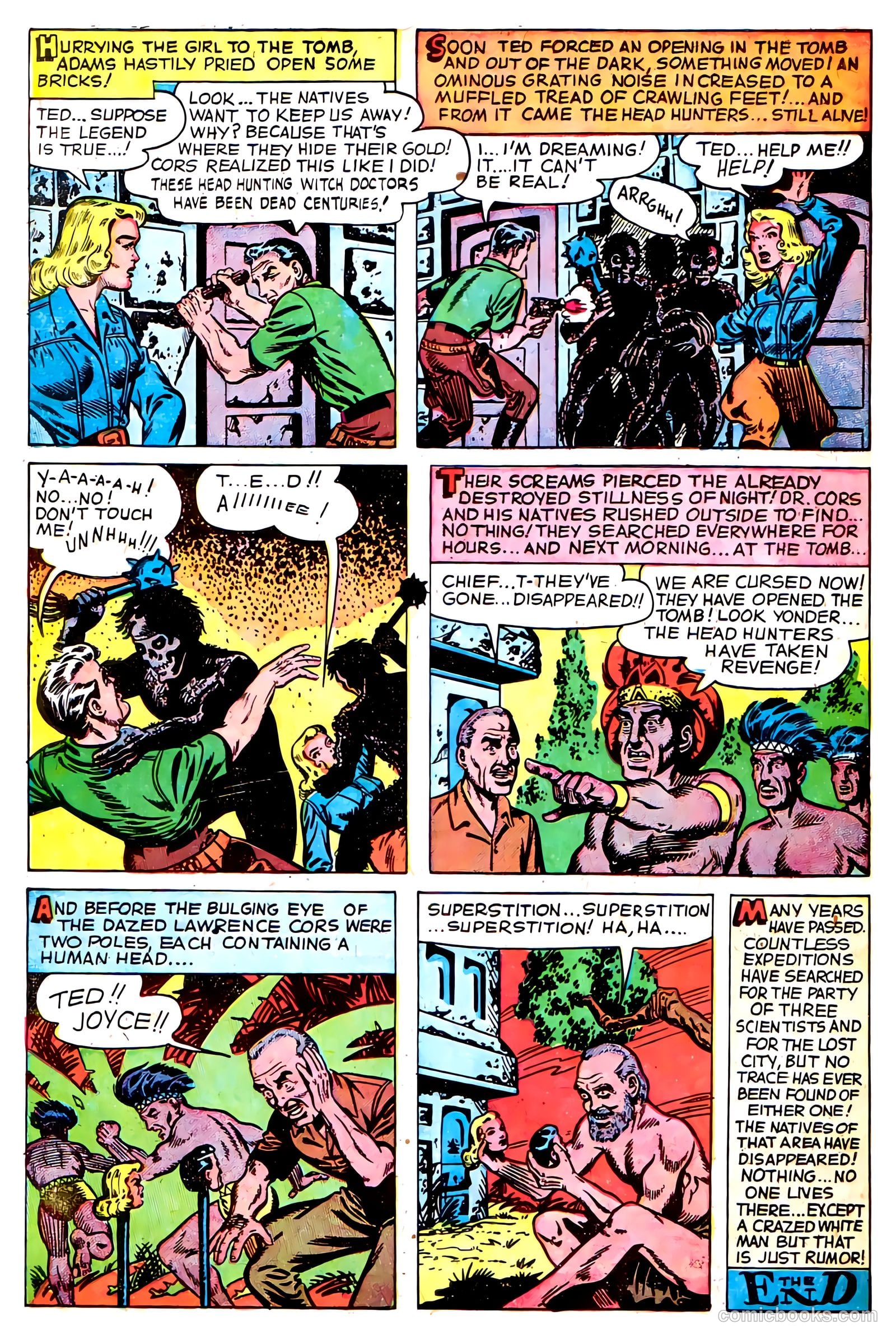 Dark Mysteries #4 (1951, Master Comics) — page 15 of 16